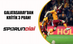 Galatasaray'dan kritik 3 puan!
