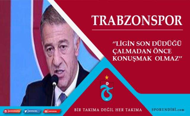 Trabzonspor Başkanı Ahmet Ağaoğlu, Genel Kurul'da açıklamalarda bulundu.