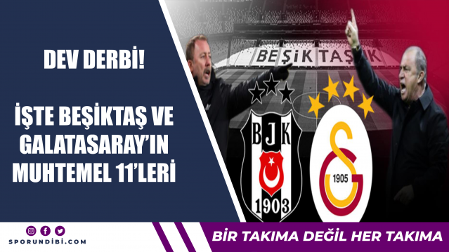 Spor Toto Süper Lig'in 10. haftasında Beşiktaş sahasında Galatasaray'ı ağırlayacak.