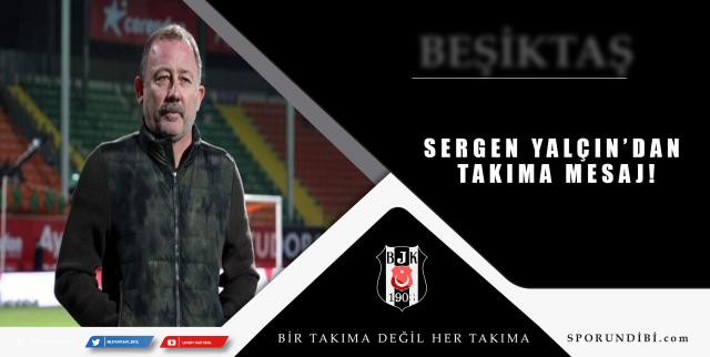 Spor Toto Süper Lig ekiplerinden Beşiktaş'ta teknik direktör Sergen Yalçın, dünkü idman öncesinde oyuncularla bir araya gelip konuşma yaptı.