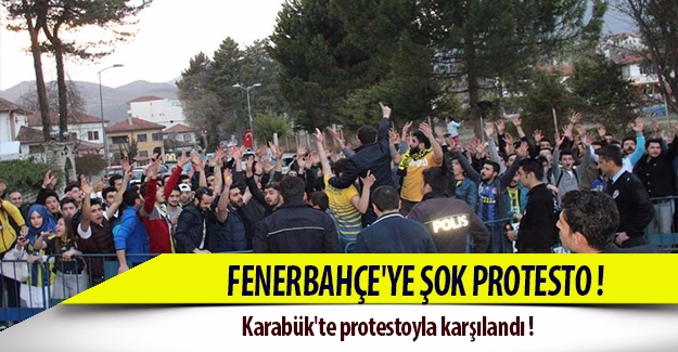 Fenerbahçe’ye Karabük’te şok protesto