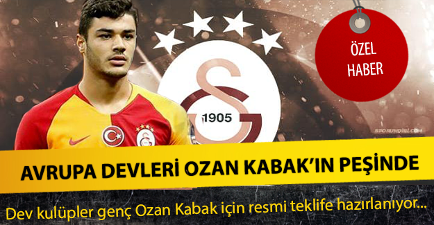Avrupa devleri Galatasaray'lı Ozan Kabak'ın peşinde !