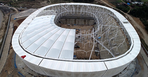 Adana'da yeni stadyumun yapımında sona gelindi