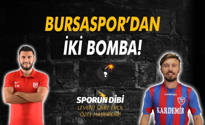 Bursaspor'dan Recep Aydın ve Cüneyt Köz bombası!