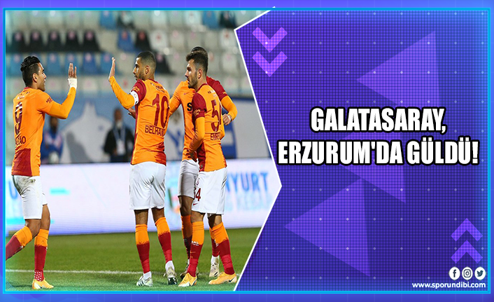 Galatasaray, Erzurum'da güldü!