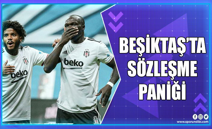 Beşiktaş'ta sözleşme paniği