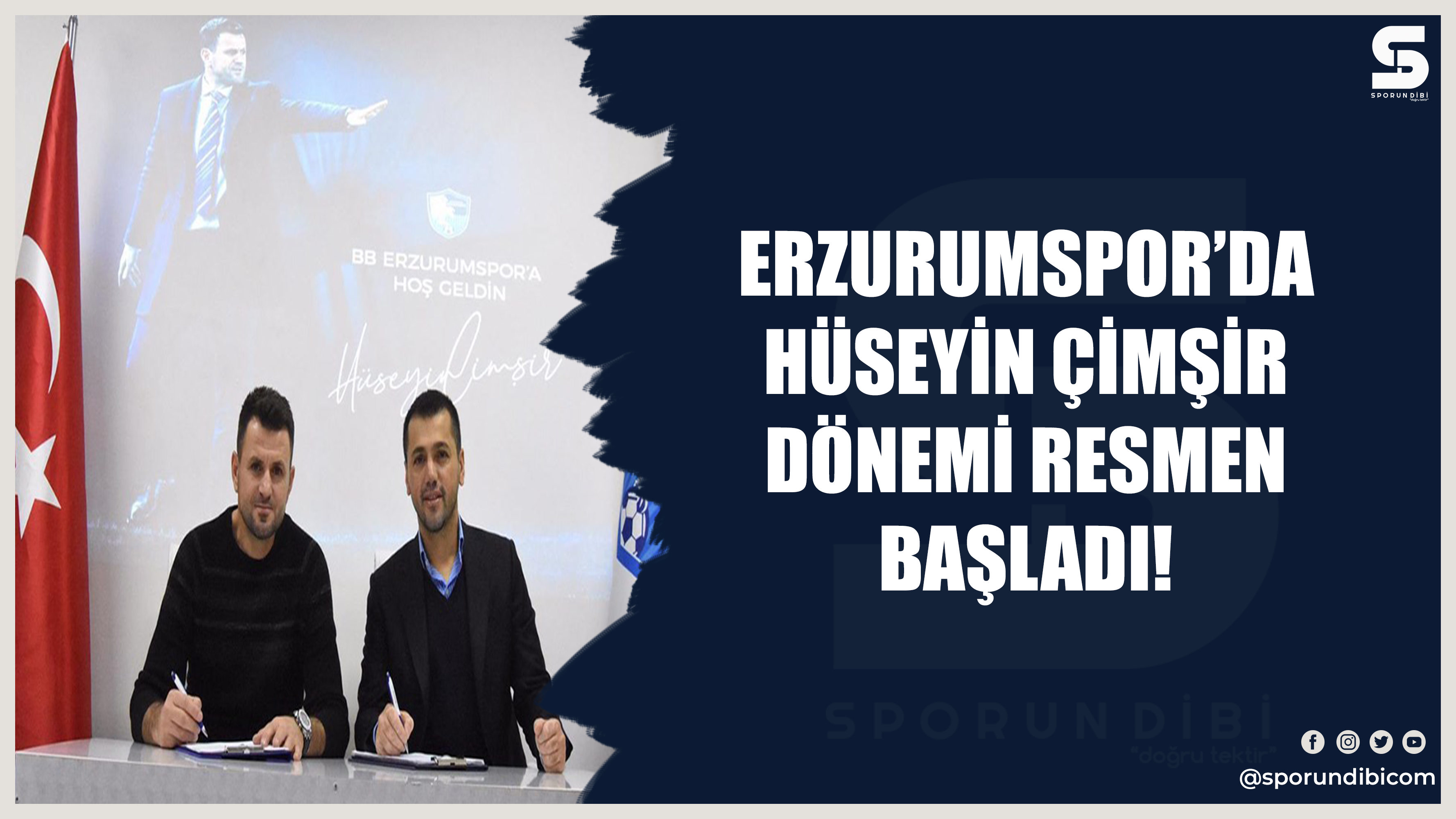 Erzurumspor'da Hüseyin Çimşir dönemi resmen başladı!