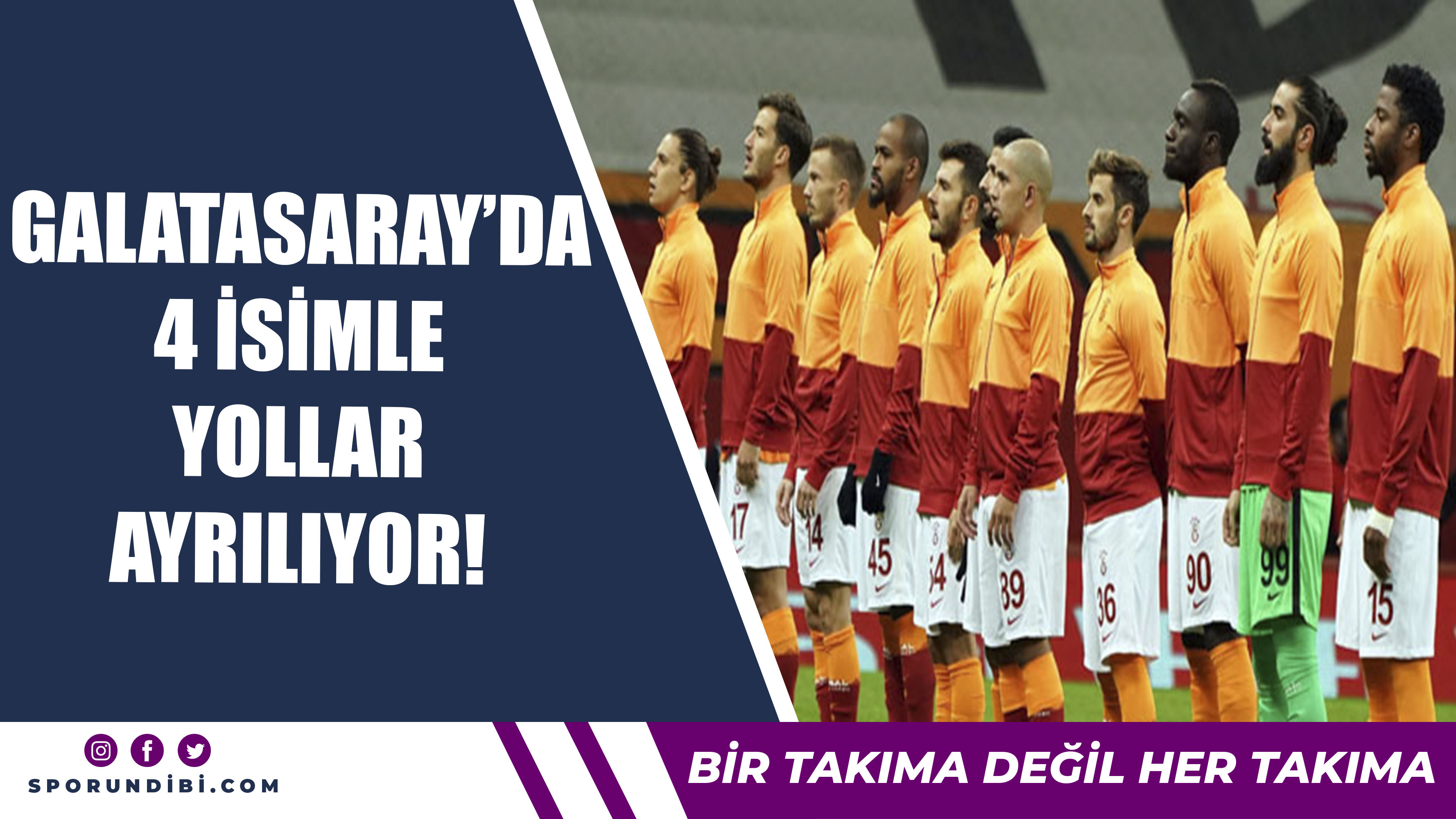 Galatasaray'da 4 İsim Yolcu!
