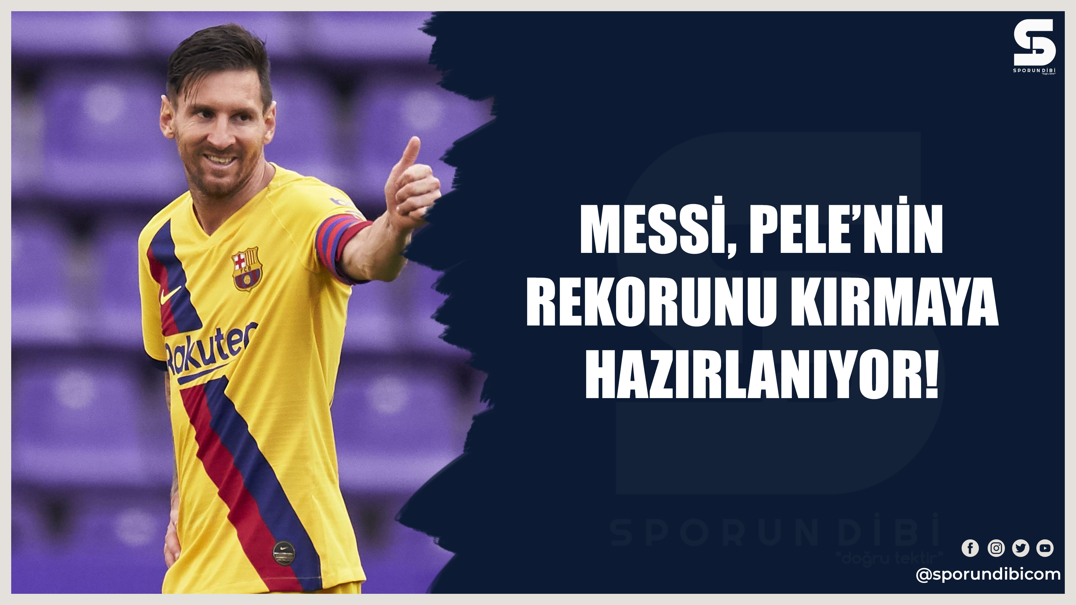 Messi, Pele'nin rekorunu kırmaya hazırlanıyor!