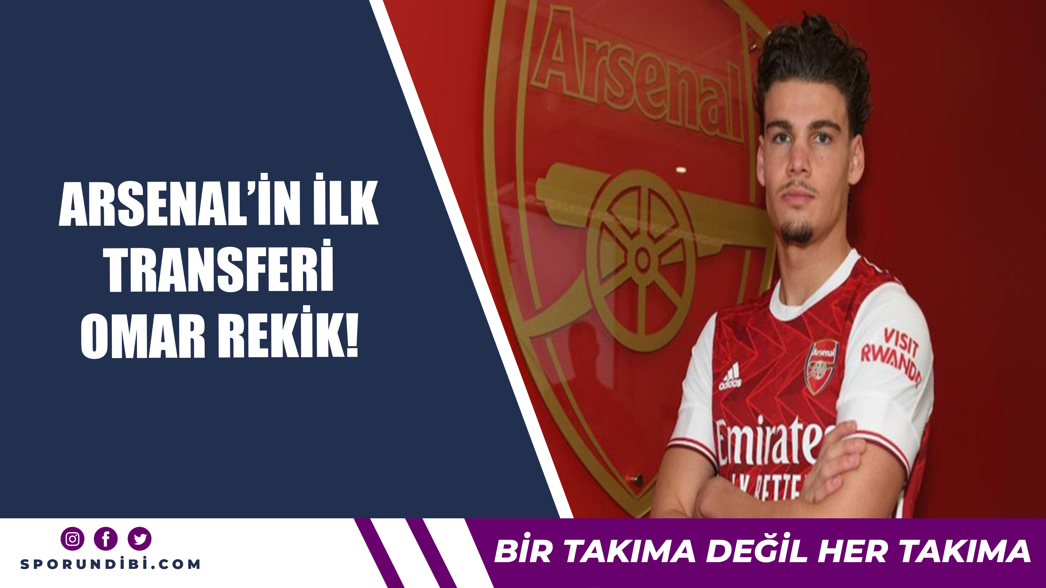 Arsenal'in ilk transferi Omar Rekik!