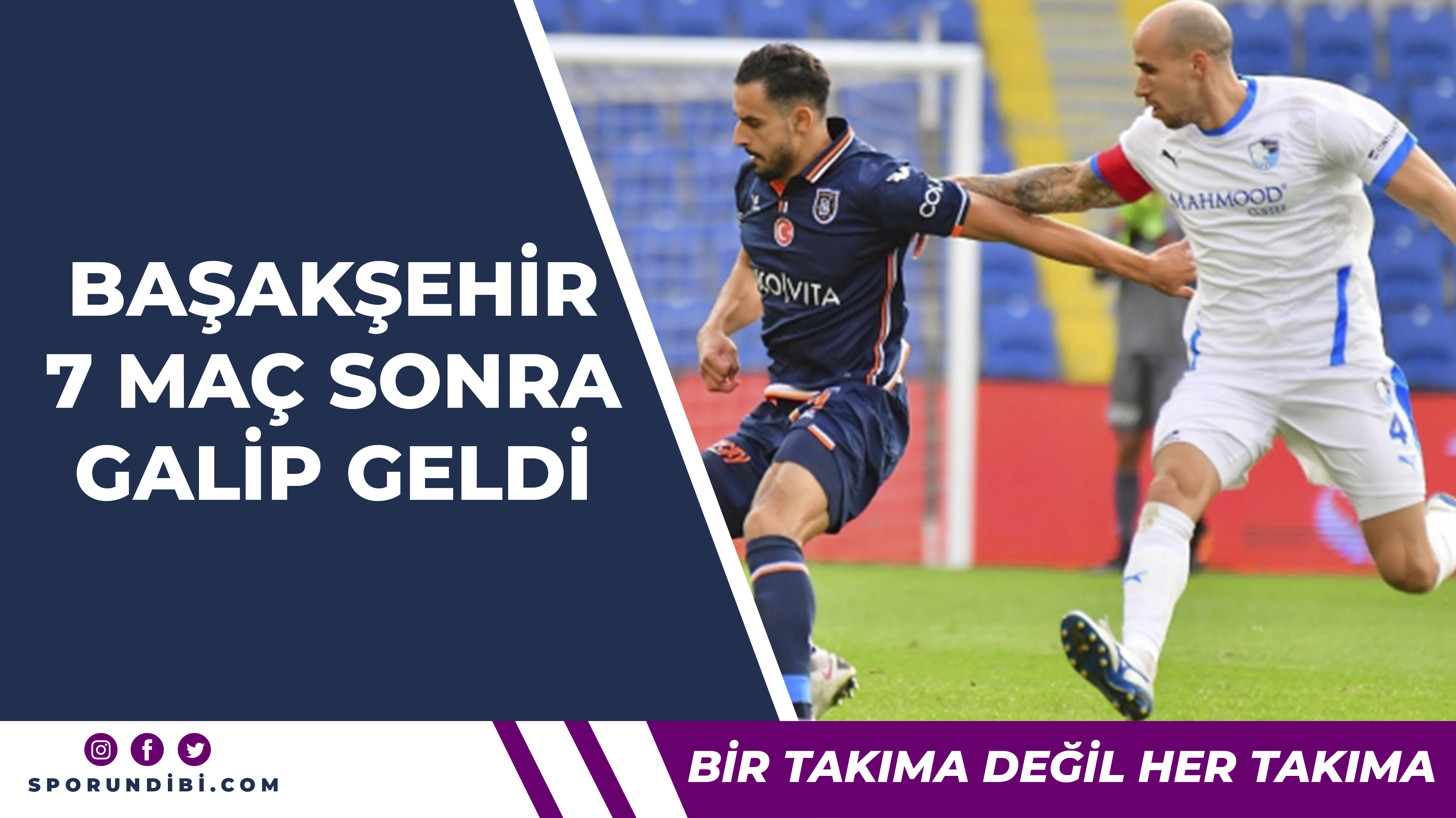 Başakşehir 7 maç sonra galip geldi, Erzurumspor'u tek golle geçti