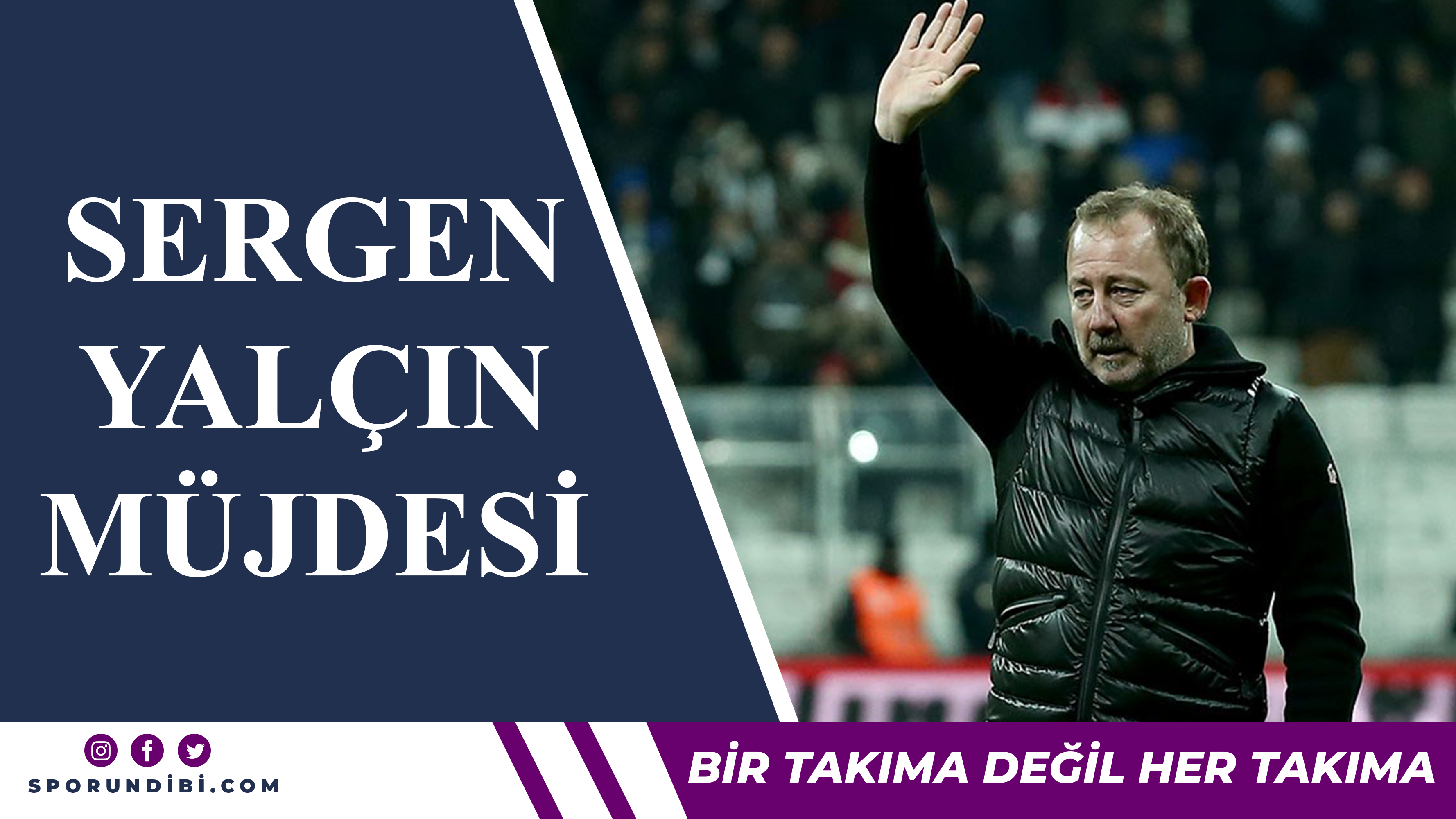 Beşiktaş'ta Sergen Yalçın müjdesi