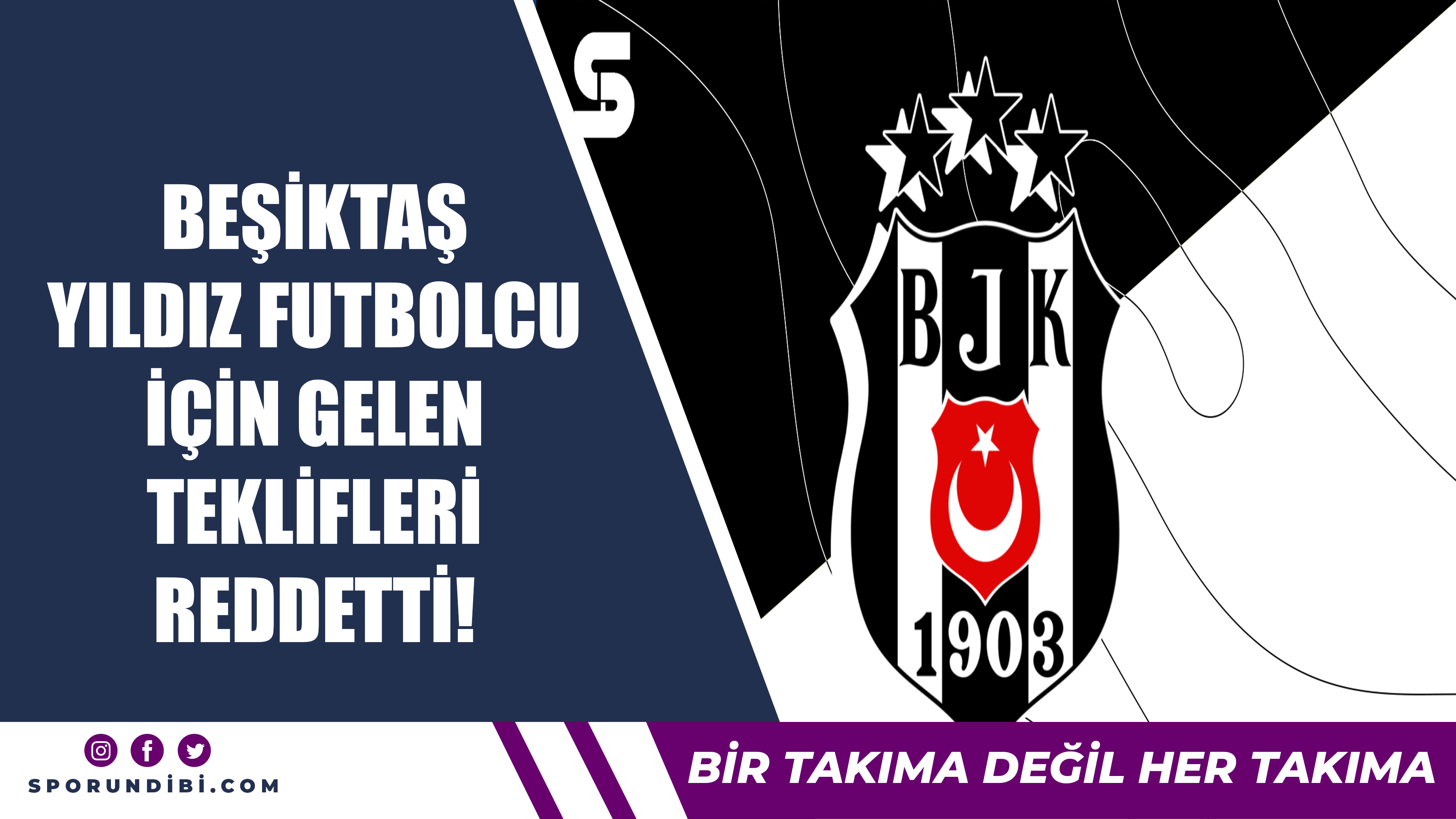 Beşiktaş yıldız futbolcu için gelen teklifleri reddeti!