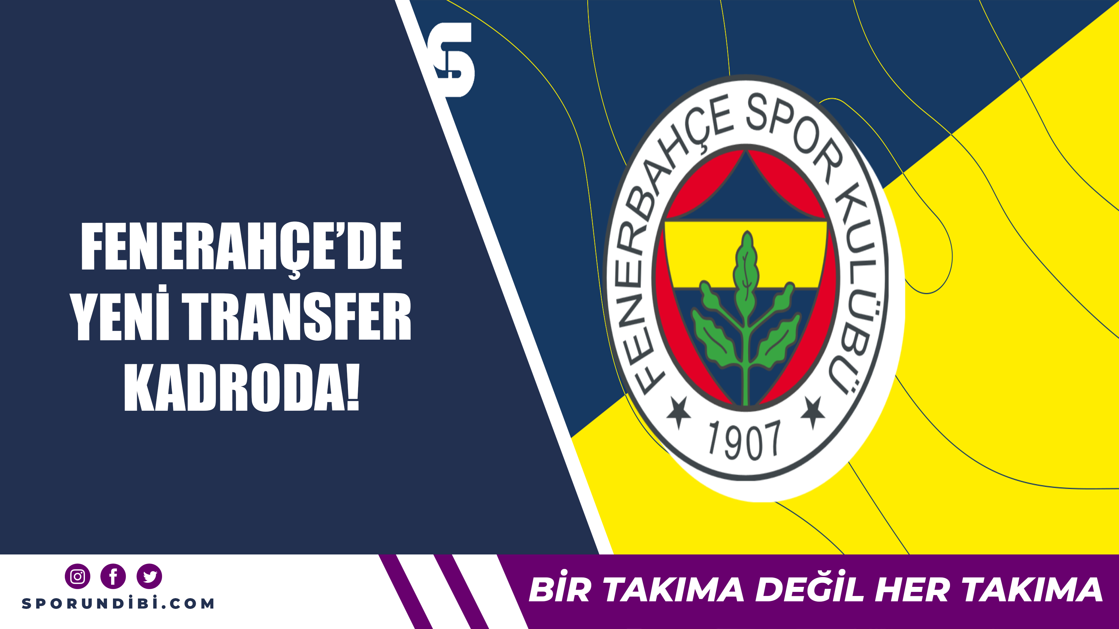 Fenerbahçe'de yeni transfer kadroda!