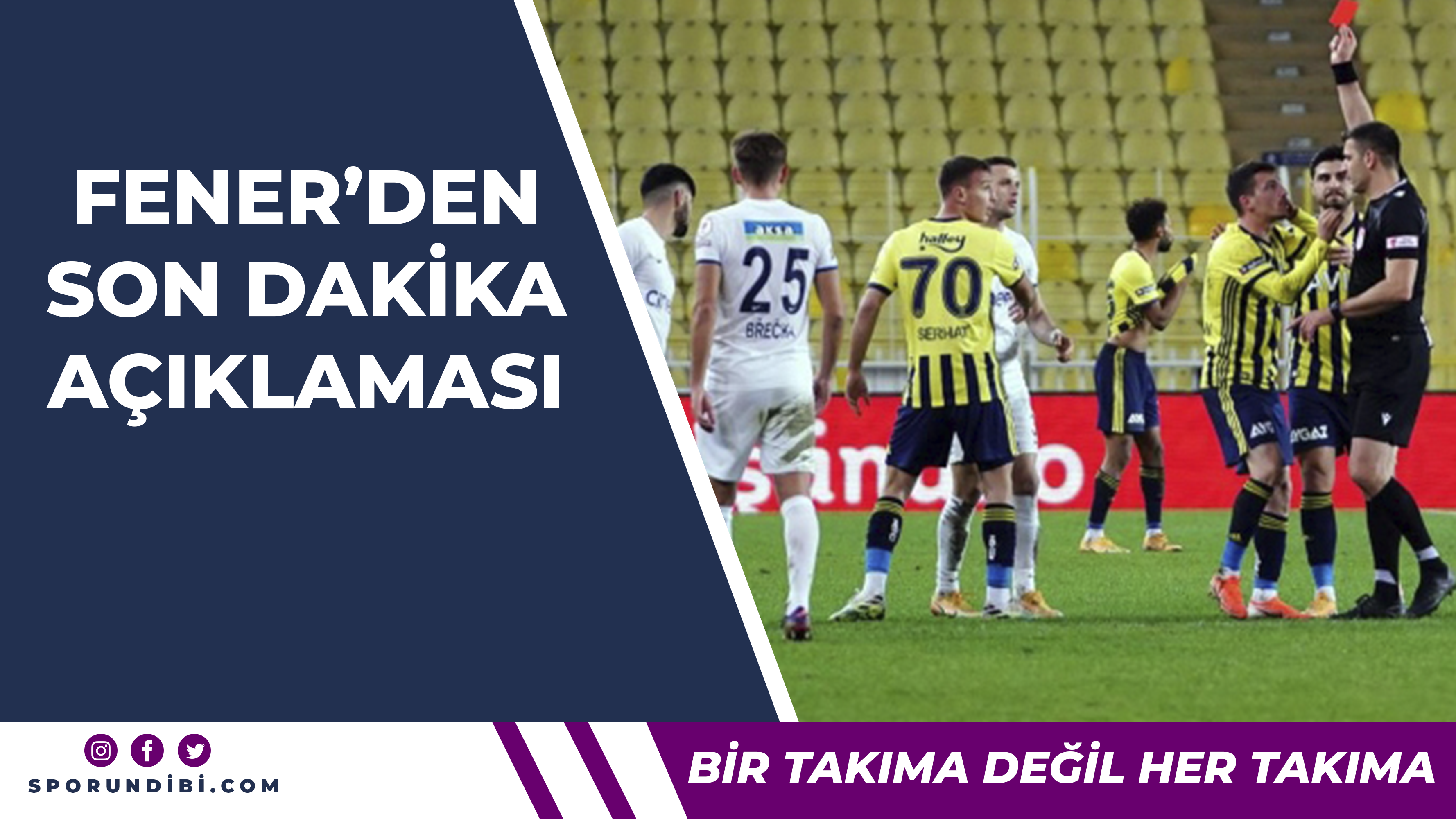 Fenerbahçe'den son dakika açıklaması!