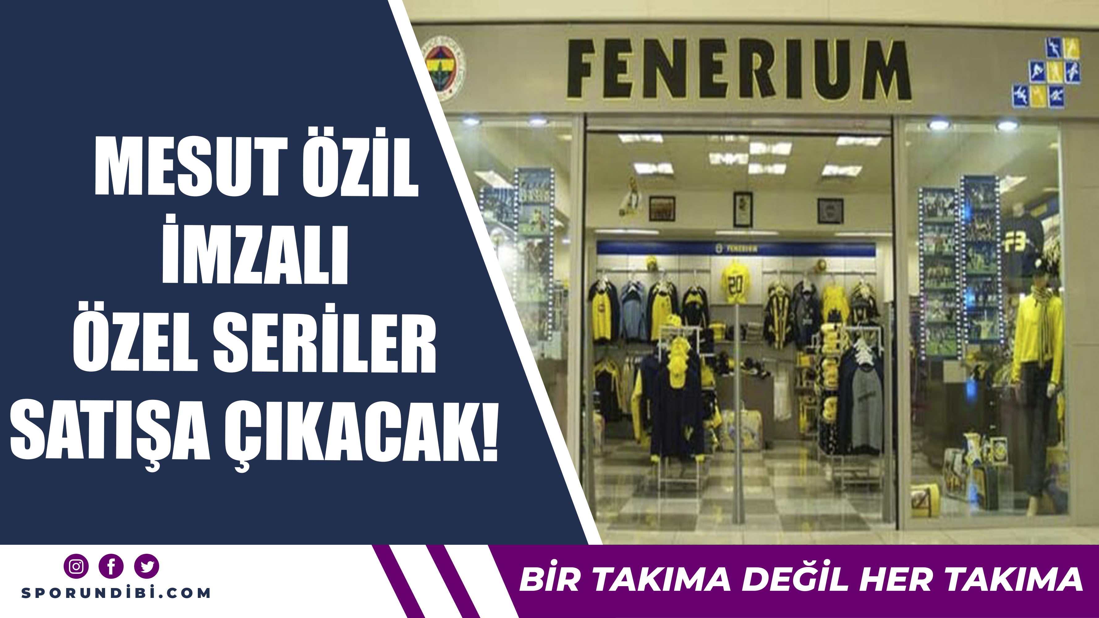 Fenerbahçe Mesut Özil İmzalı Özel Serileri Satışa Çıkartacak!
