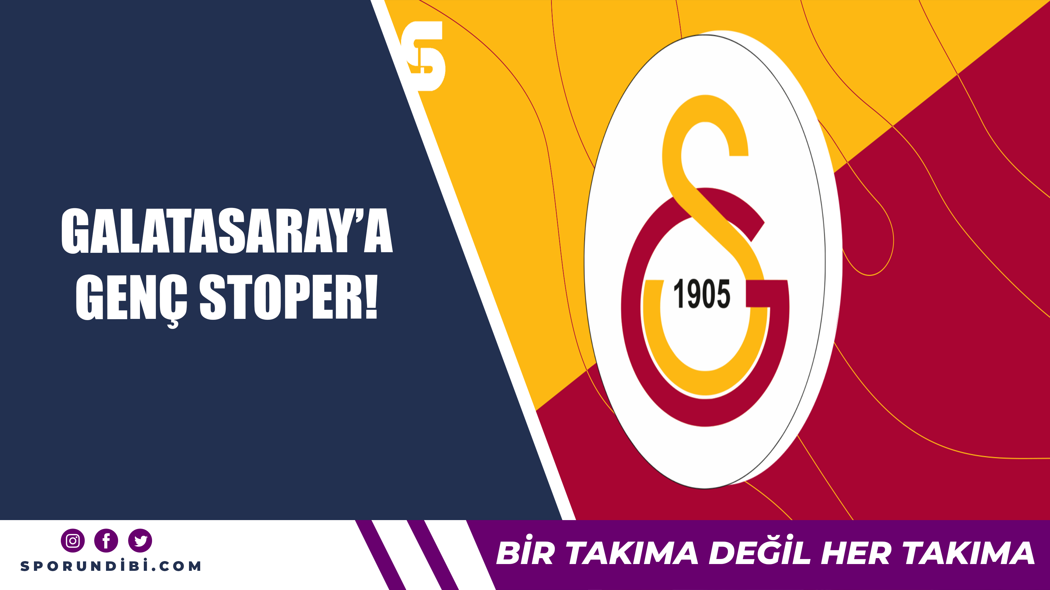 Galatasaray'a genç stoper!