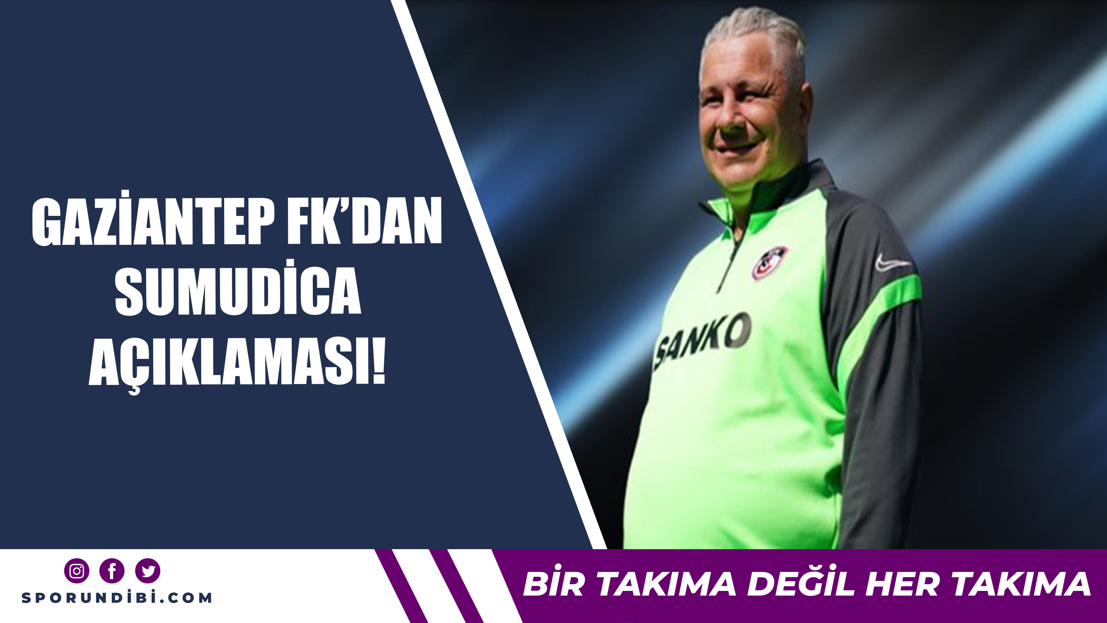 Gaziantep FK'dan Sumudica açıklaması!