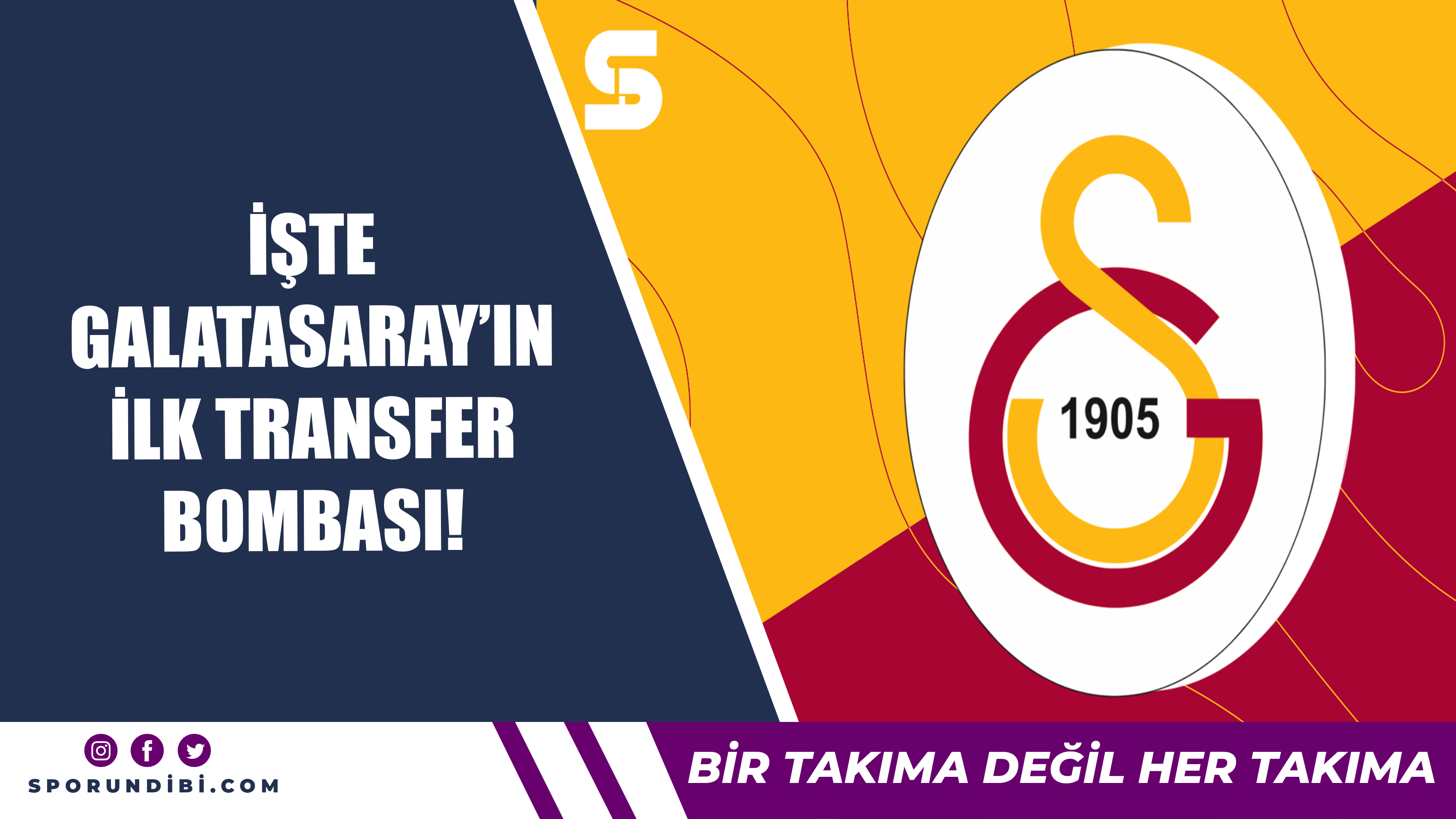 İşte Galatasaray'ın ilk transfer bombası!