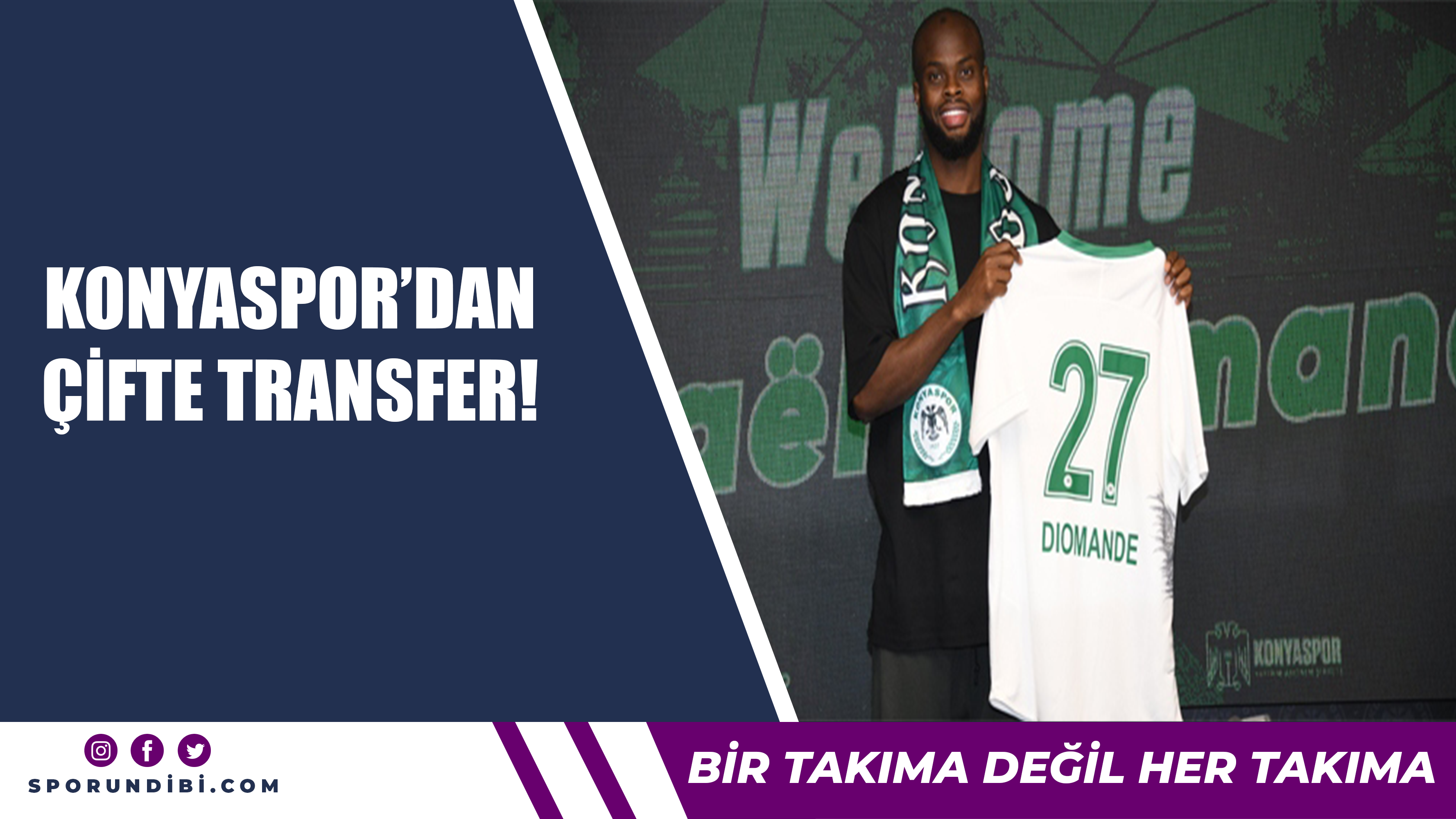 Konyaspor'dan çifte transfer!