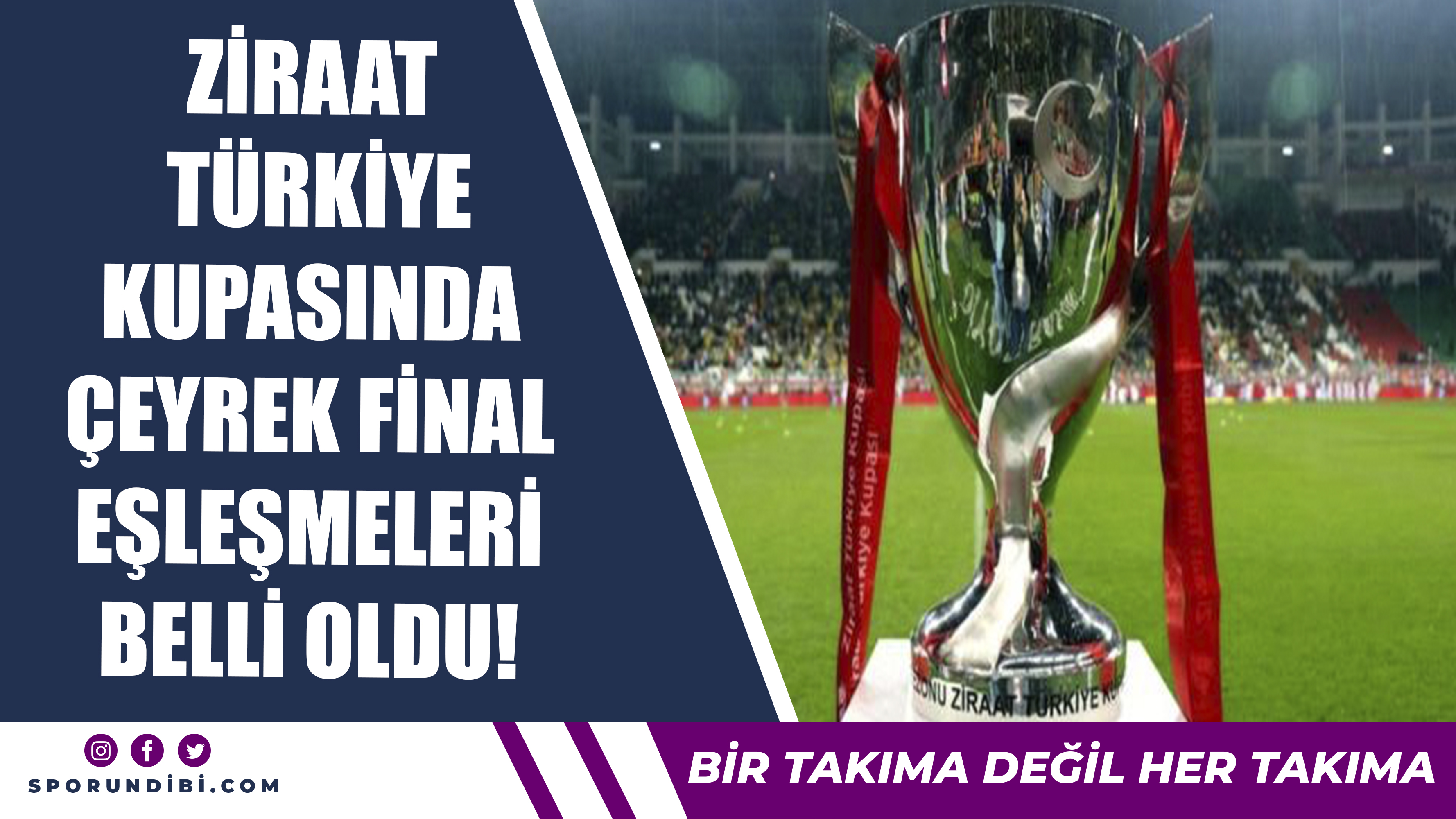 Ziraat Türkiye Kupası'nda Çeyrek Final Eşleşmeleri Belli Oldu!