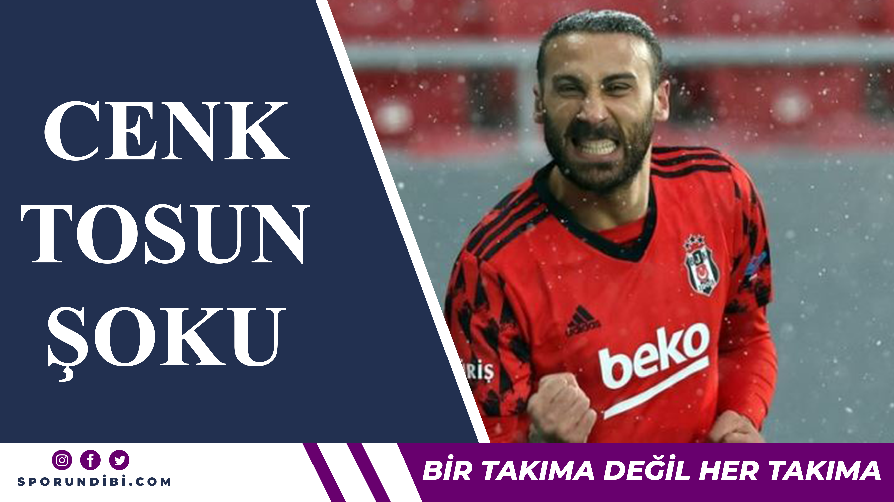 Beşiktaş'ta Cenk Tosun şoku