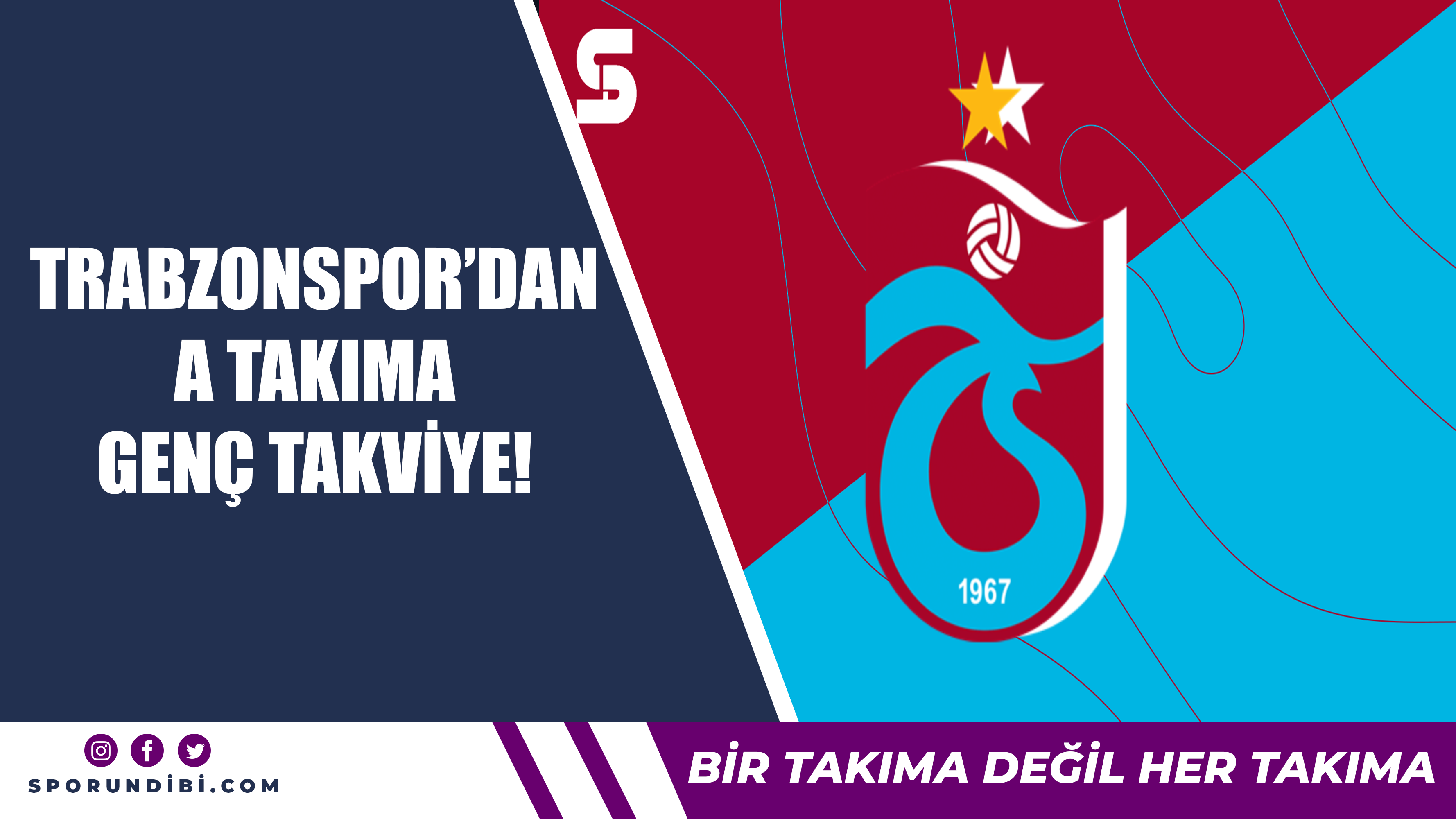 Trabzonspor'dan A takıma genç takviye!