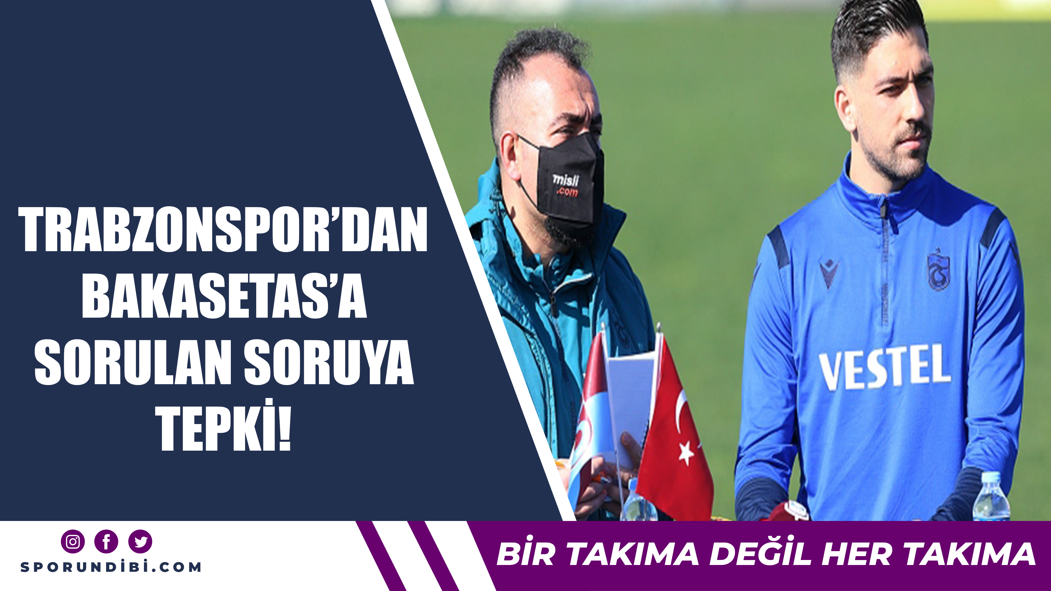 Trabzonspor'dan Bakasetas'a sorulan soruya tepki!