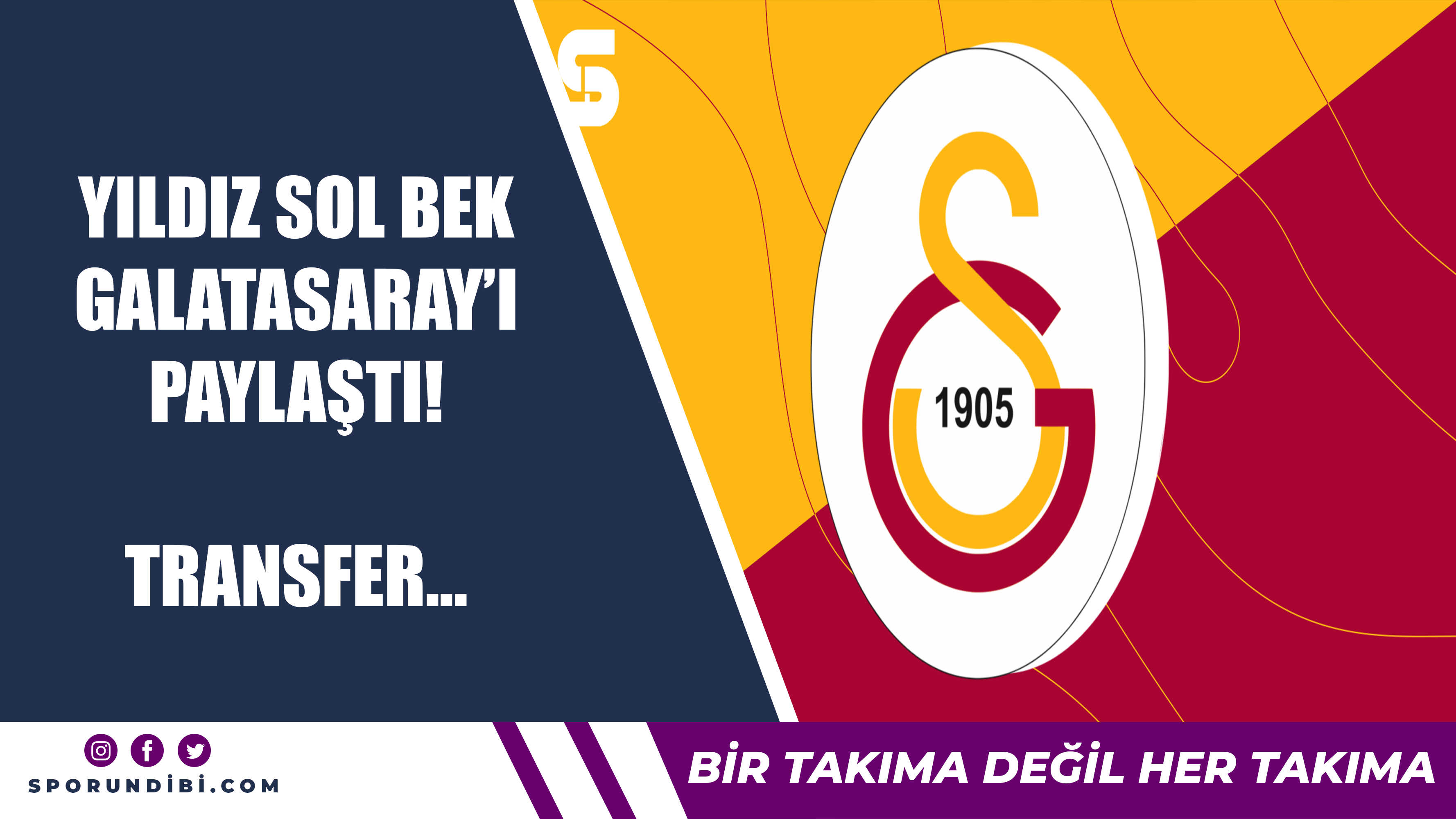 Yıldız sol bek Galatasaray'ı paylaştı! Transfer...