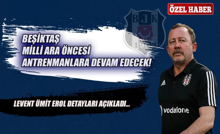 Beşiktaş Milli Ara Öncesi Antrenmanlarına Devam Edecek