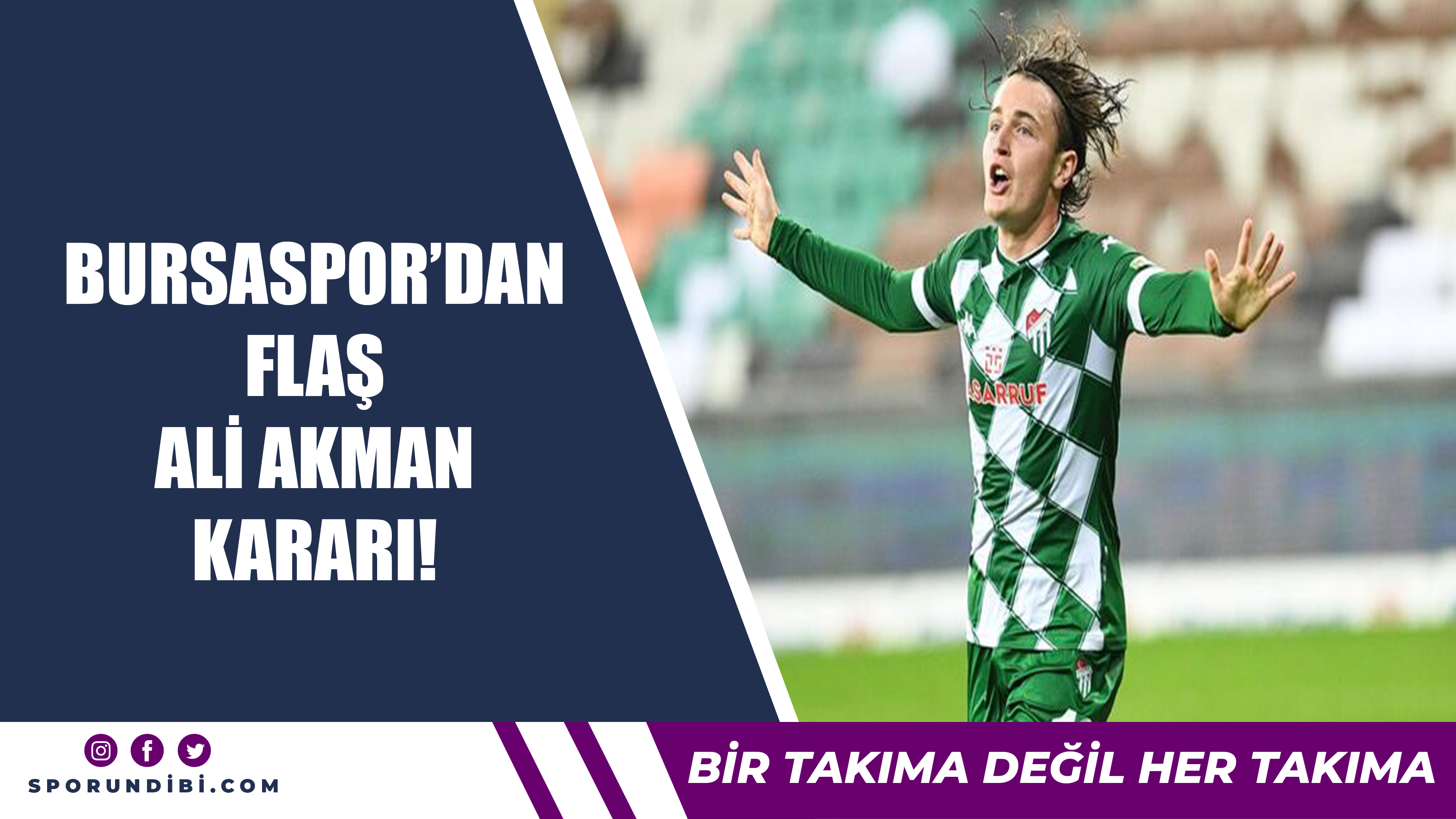 Bursaspor'dan flaş Ali Akman kararı!