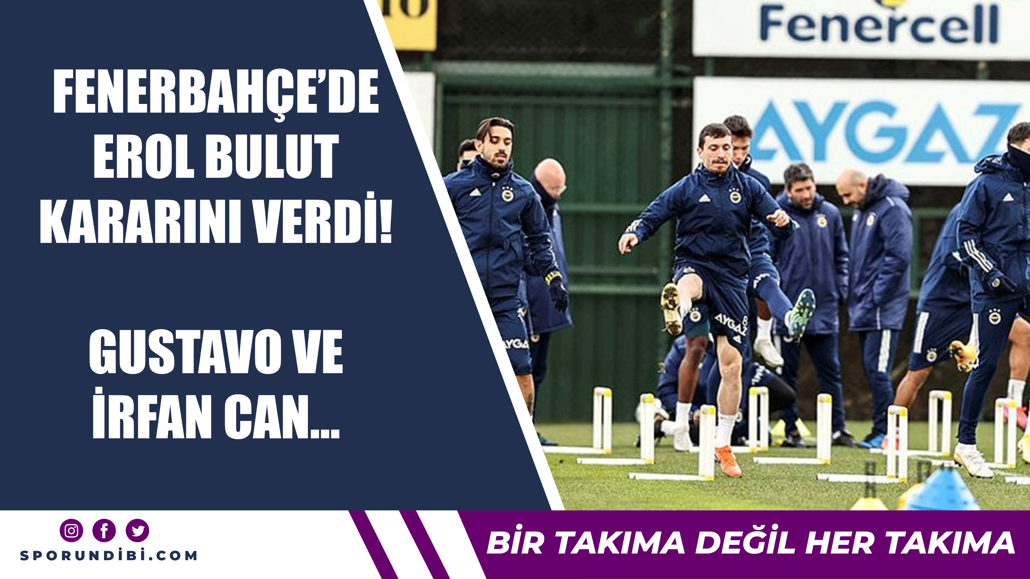 Fenerbahçe'de Erol Bulut kararını verdi! Gustavo ve İrfan Can...