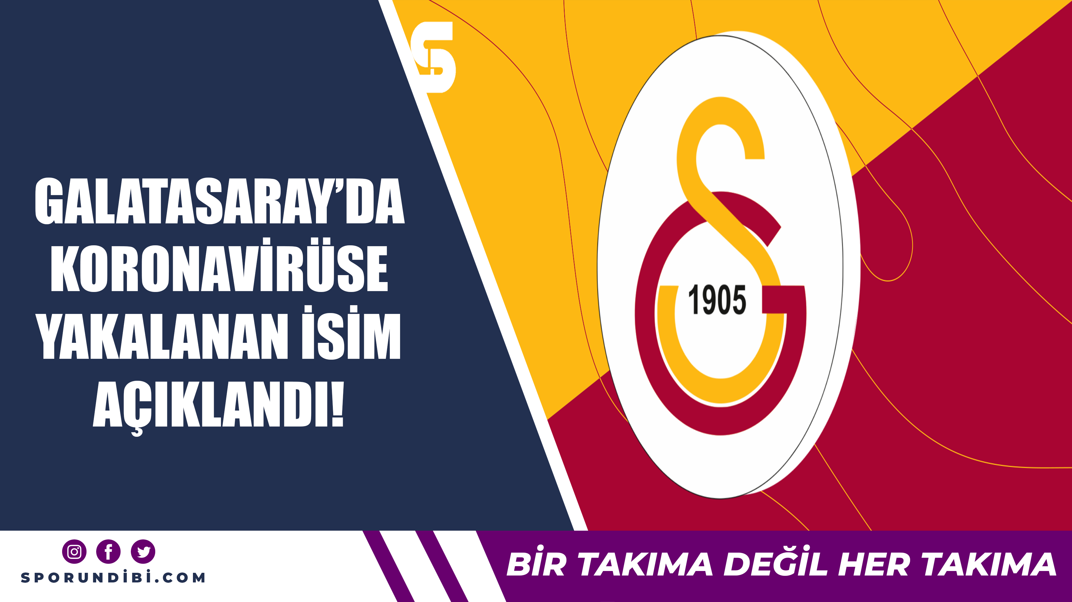 Galatasaray'da koronavirüse yakalanan isim açıklandı!