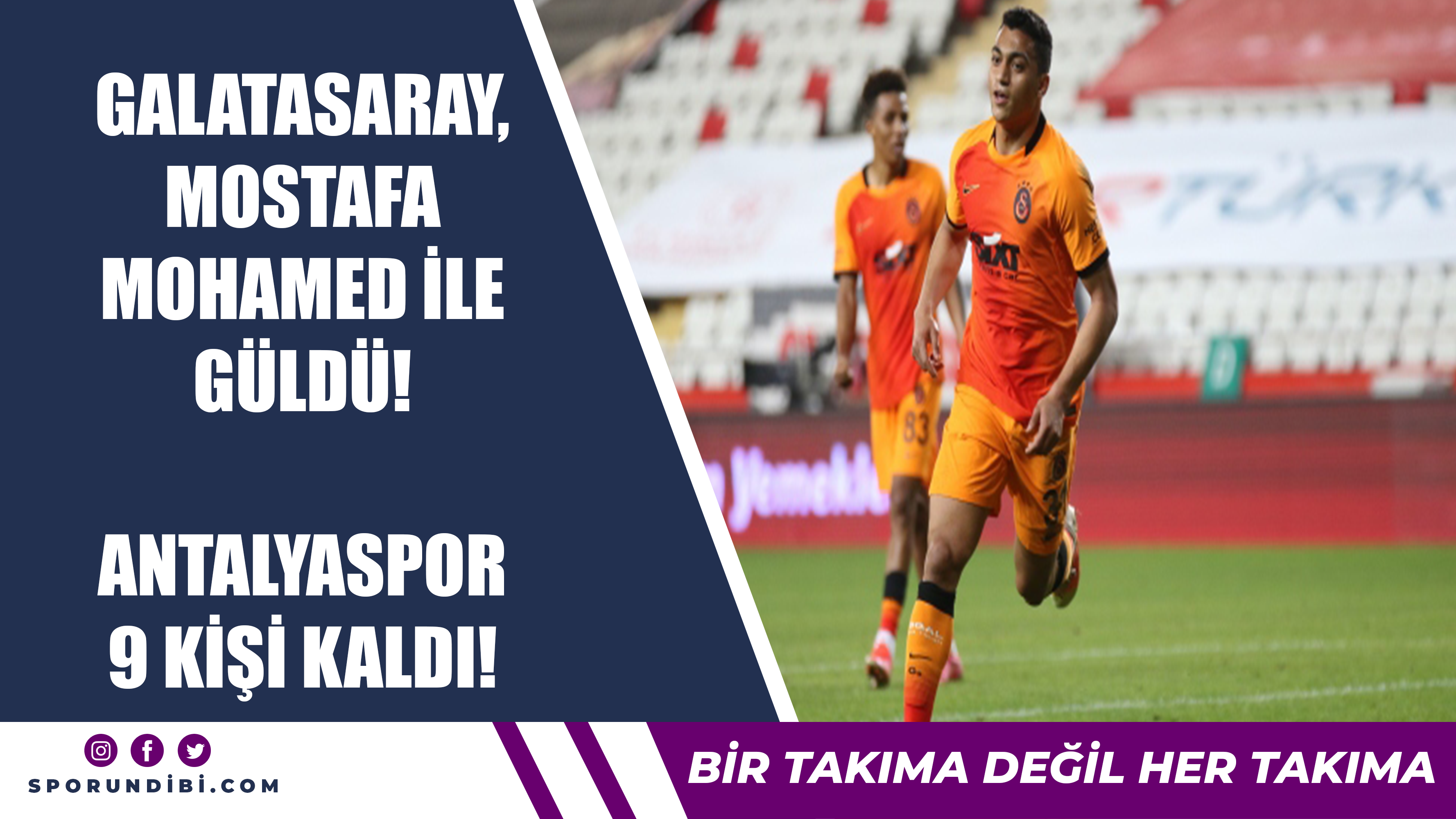 Galatasaray, Mostafa Mohamed ile güldü!