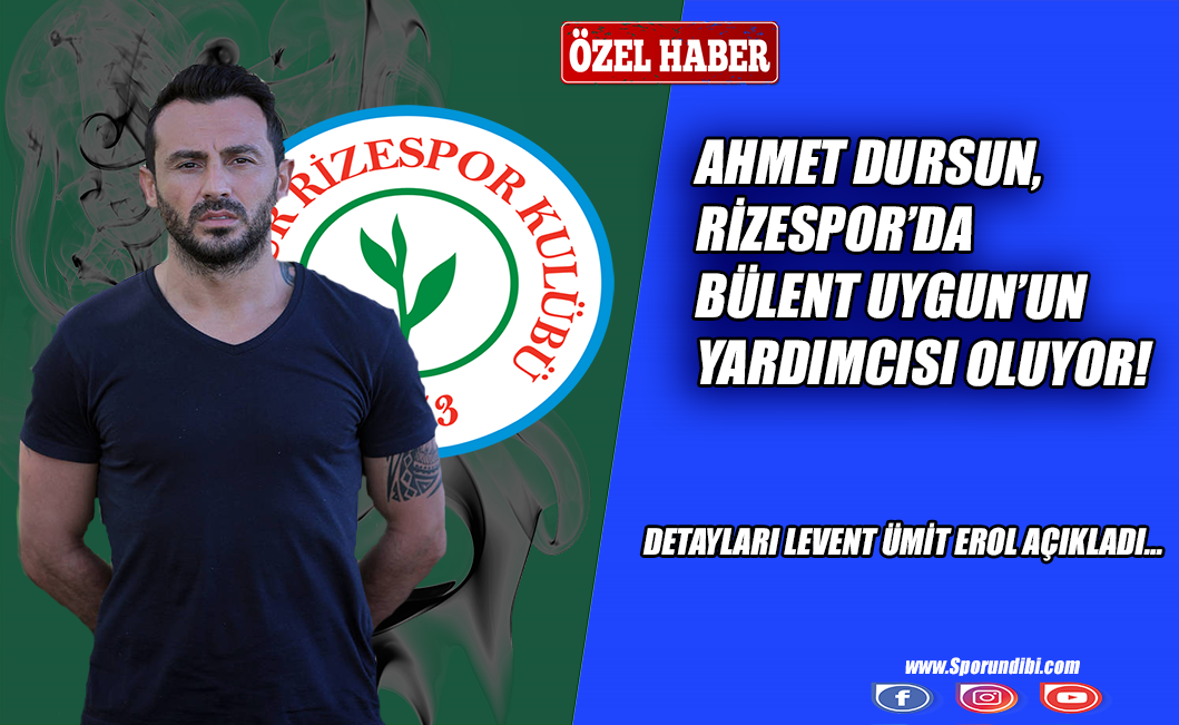 Ahmet Dursun, Rizespor'da antrenör oluyor!