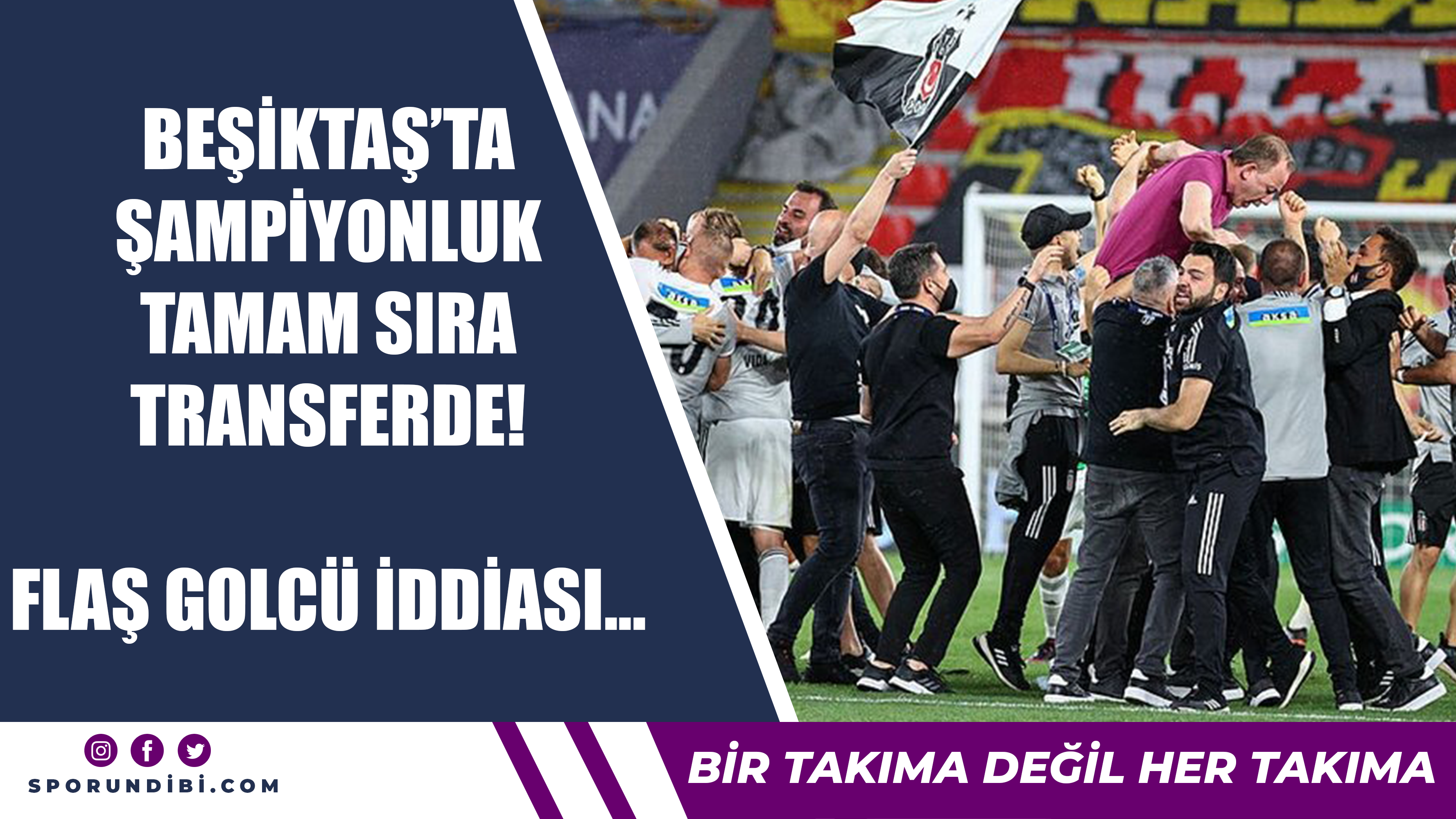 Beşiktaş'ta şampiyonluk tamam sıra transferde! Flaş golcü iddiası...