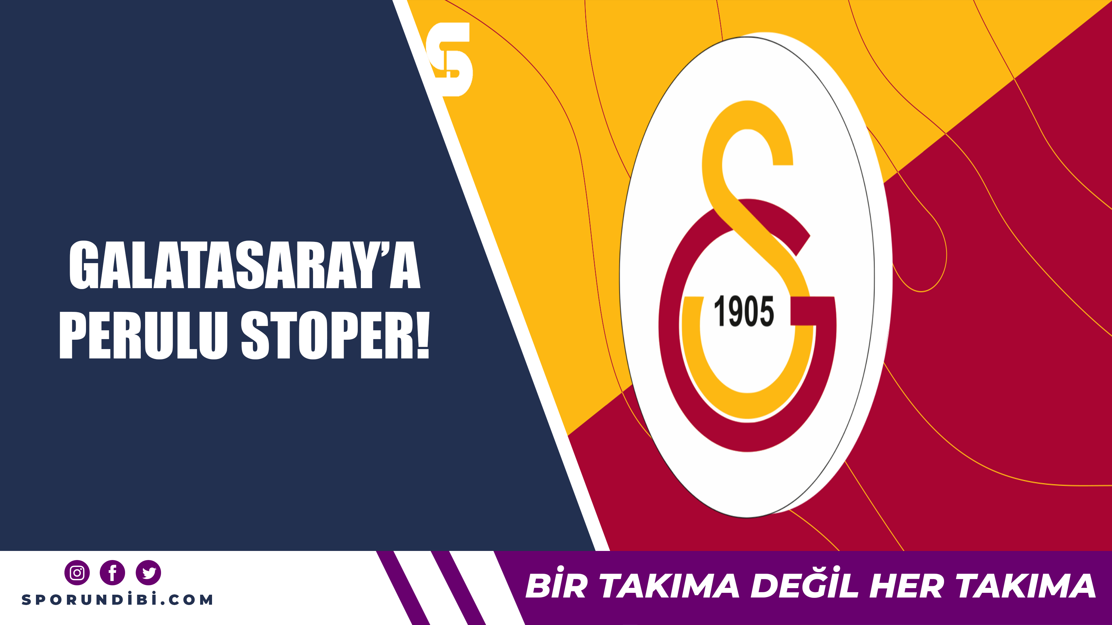 Galatasaray'a Perulu stoper!