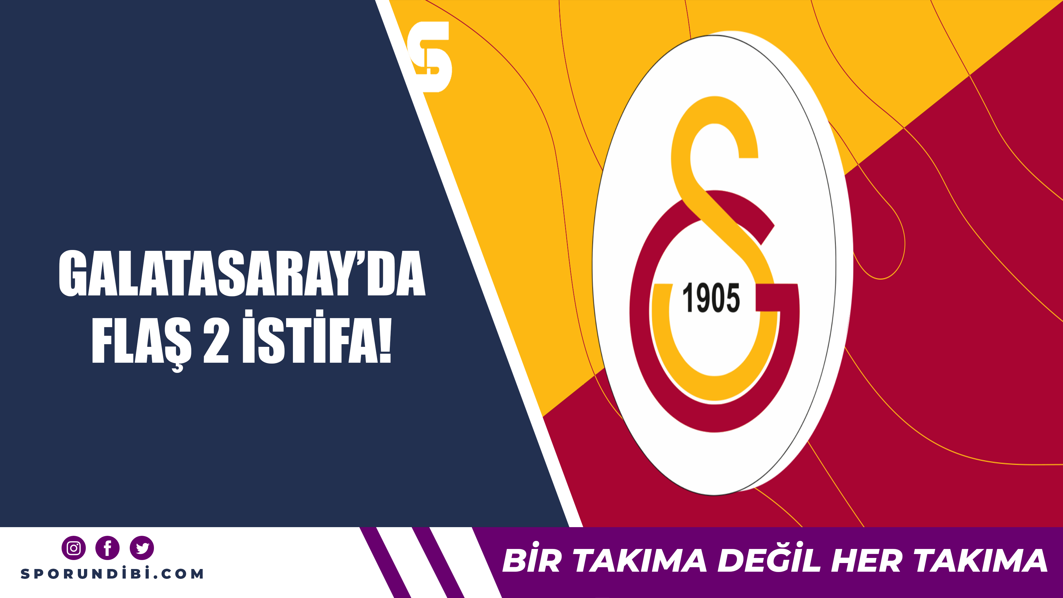 Galatasaray'da flaş 2 istifa!