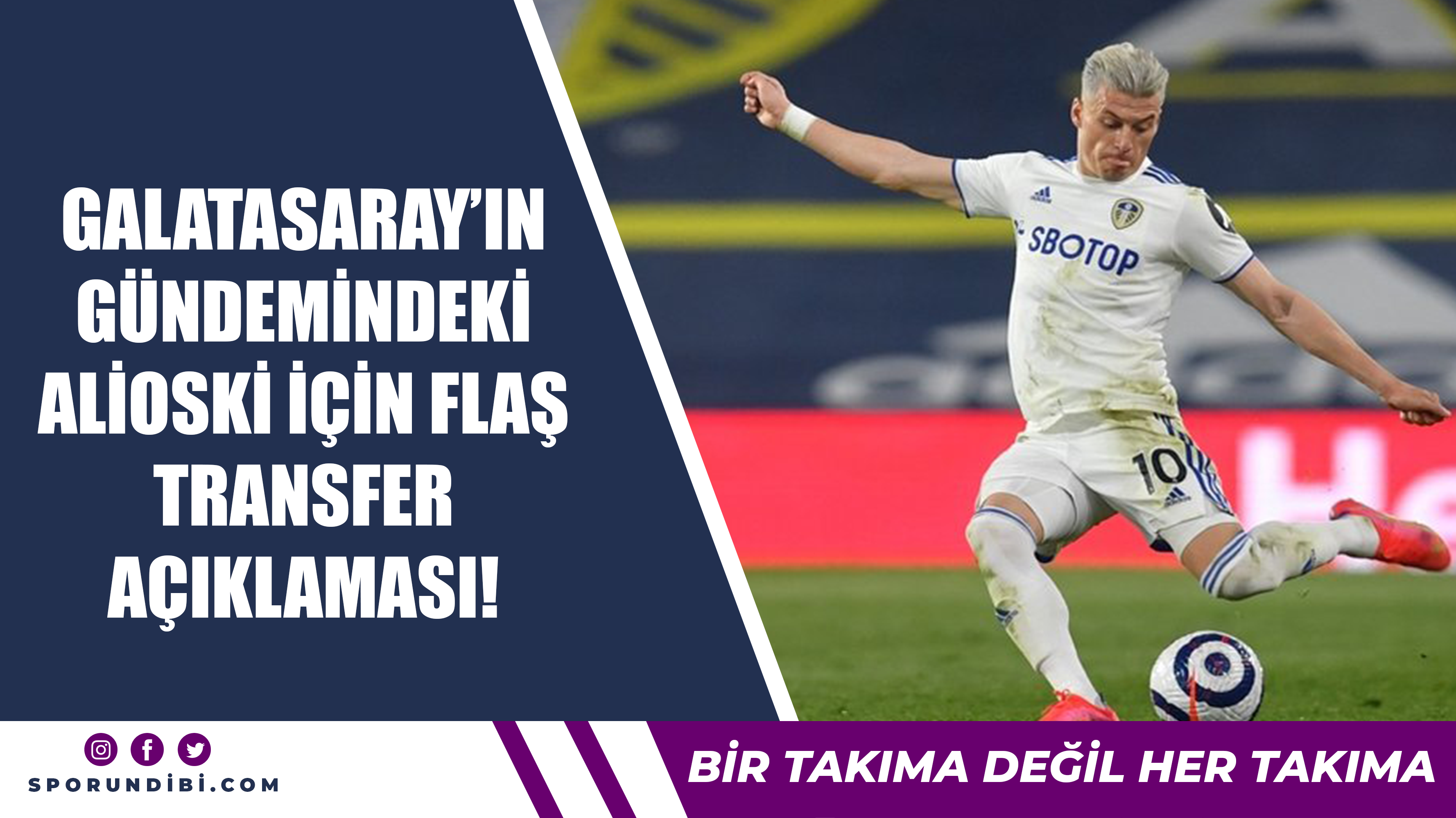 Galatasaray'ın gündemindeki Alioski için flaş transfer açıklaması!