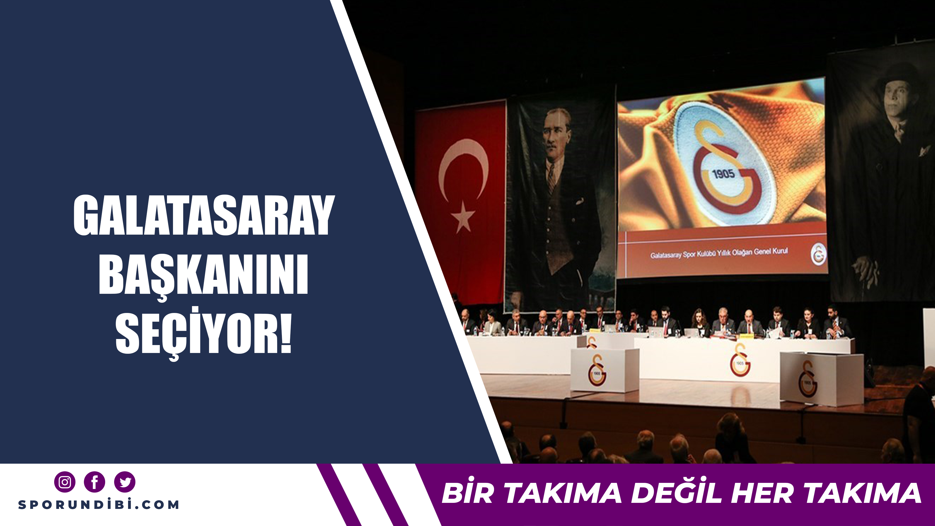 Galatasaray başkanını seçiyor!