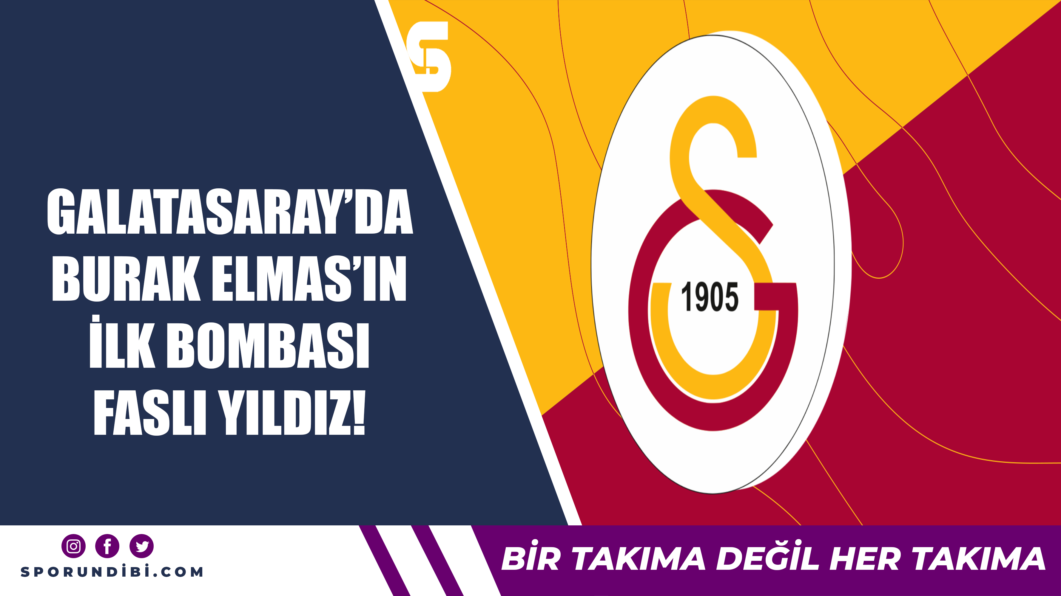 Galatasaray'da Burak Elmas'ın ilk bombası Faslı yıldız!