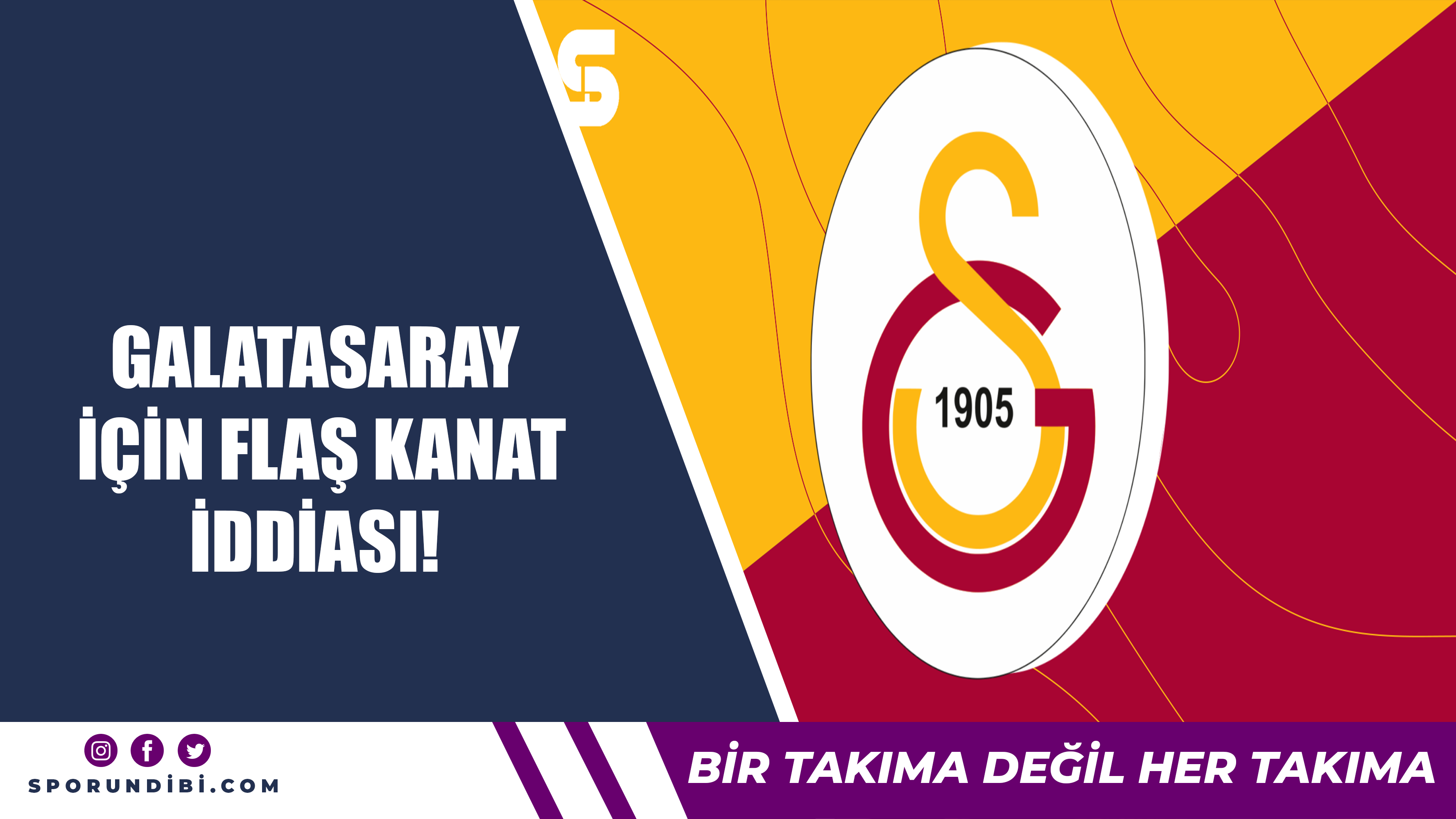 Galatasaray için flaş kanat iddiası!