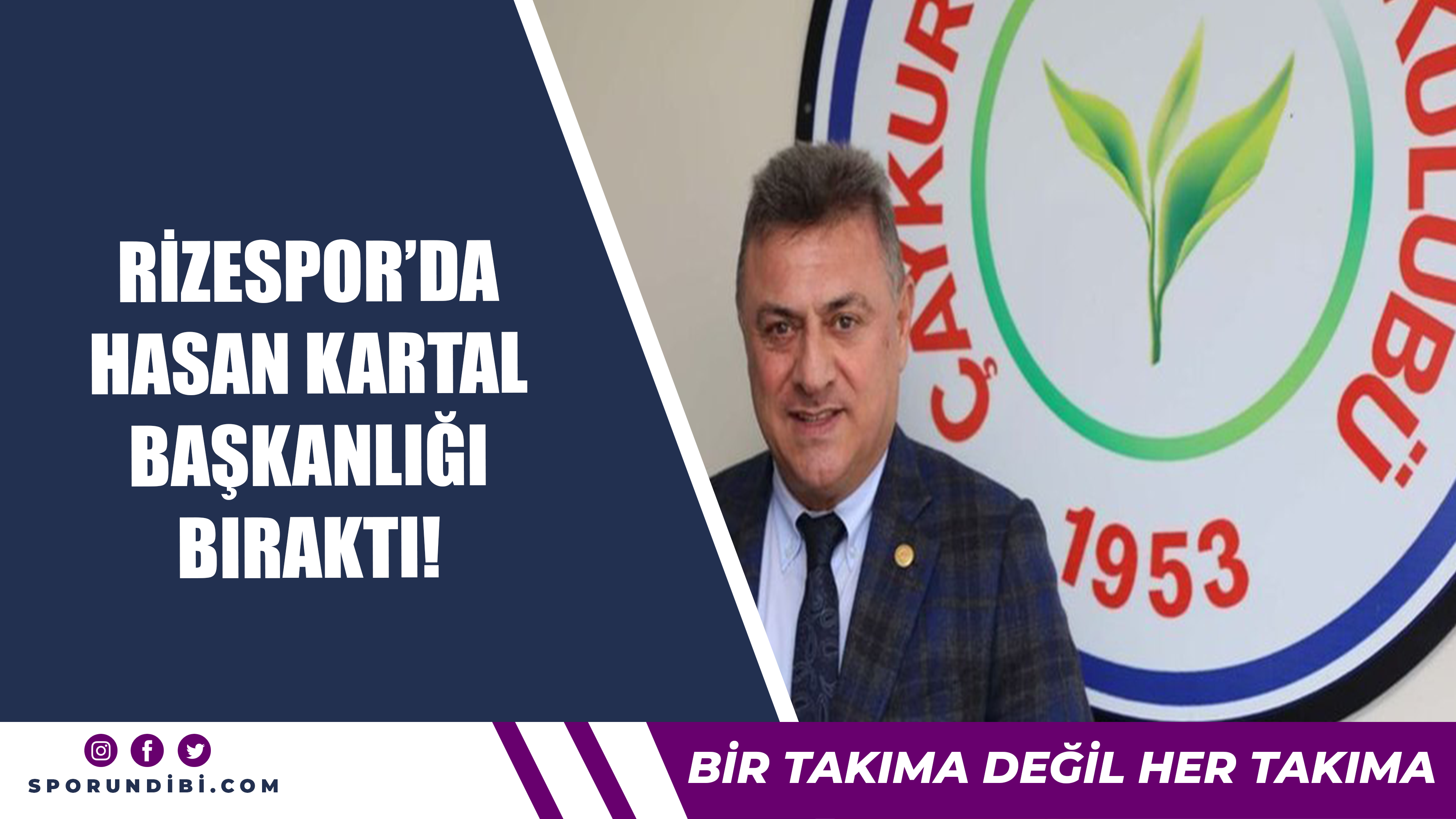 Rizespor'da Hasan Kartal başkanlığı bıraktı!