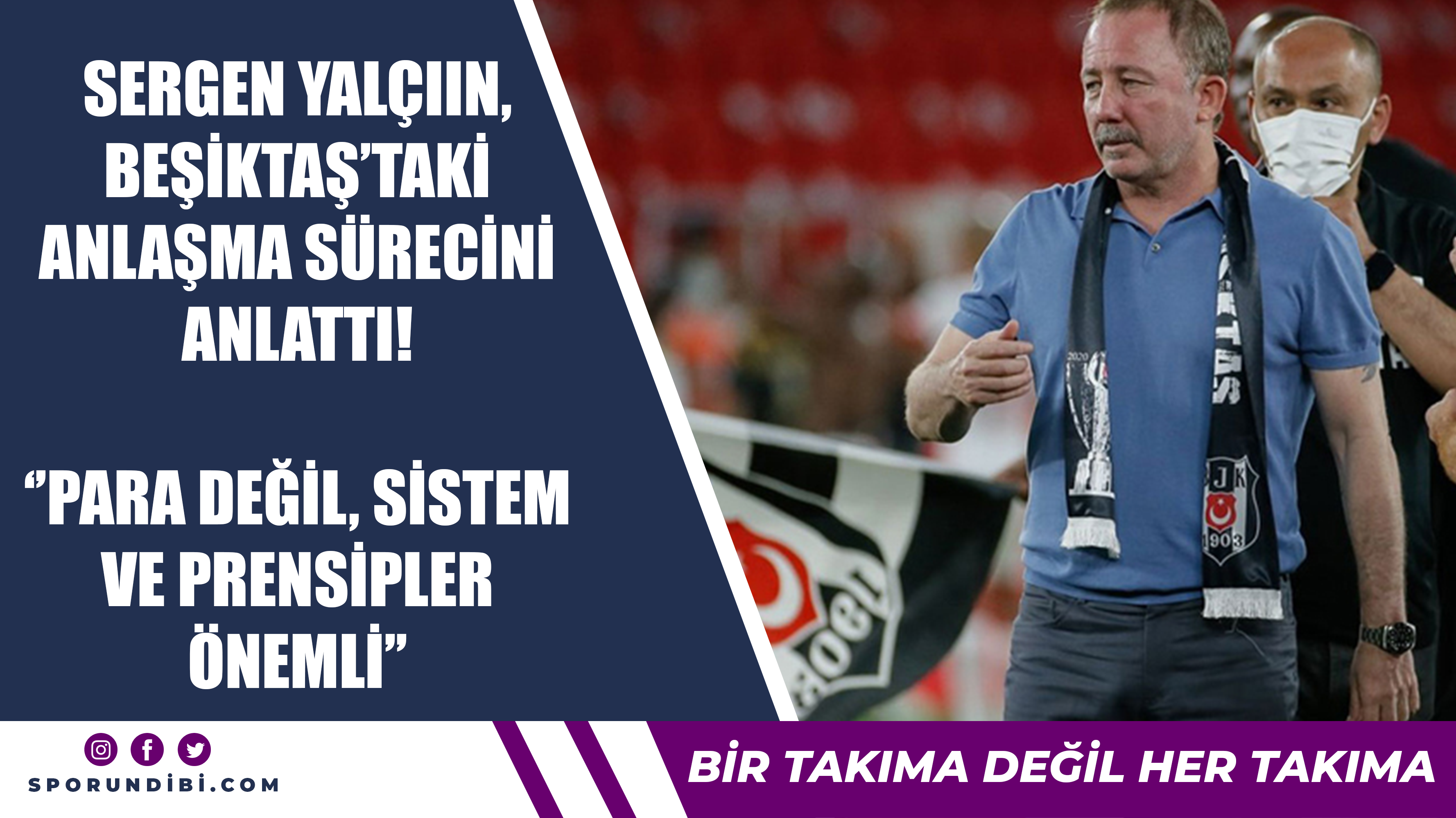 Sergen Yalçın, Beşiktaş'taki anlaşma sürecini anlattı!