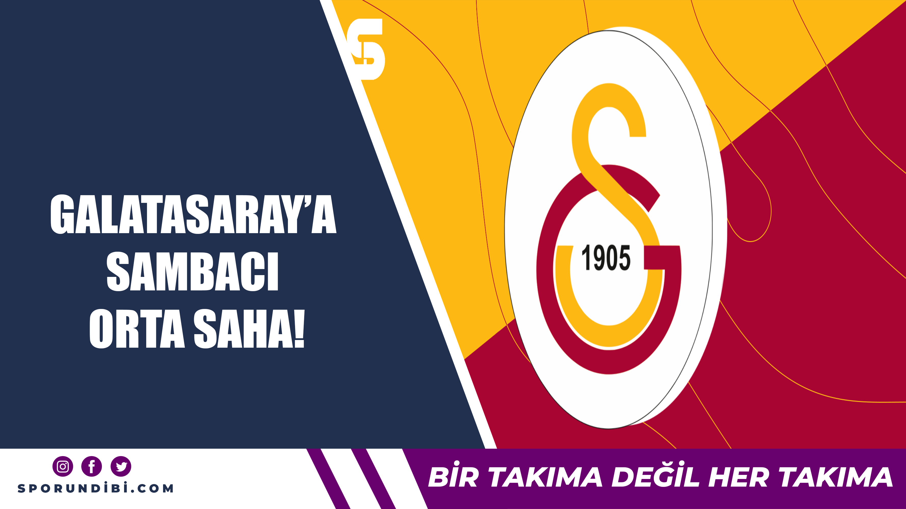 Galatasaray'a sambacı orta saha!