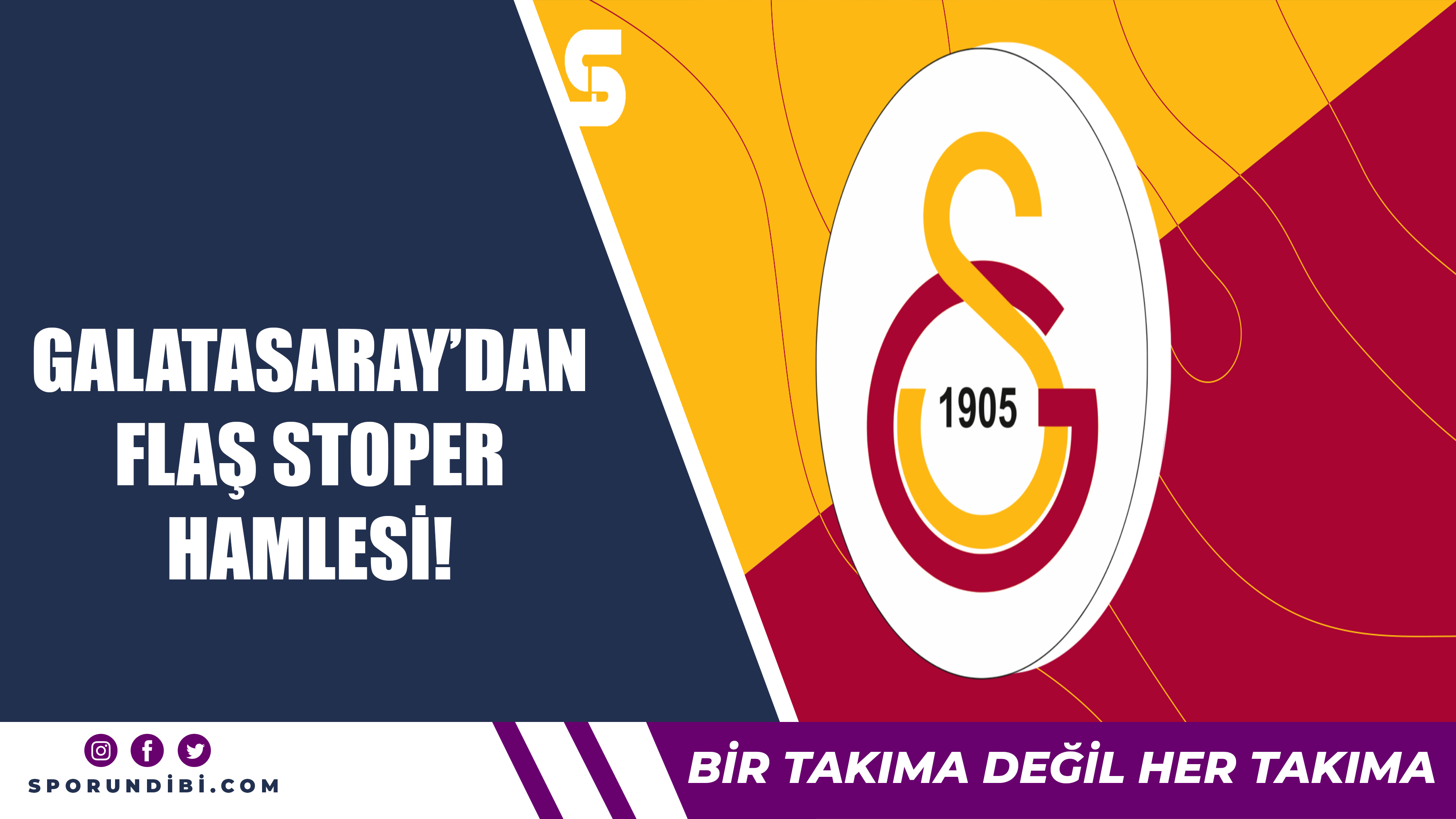 Galatasaray'dan flaş stoper hamlesi!