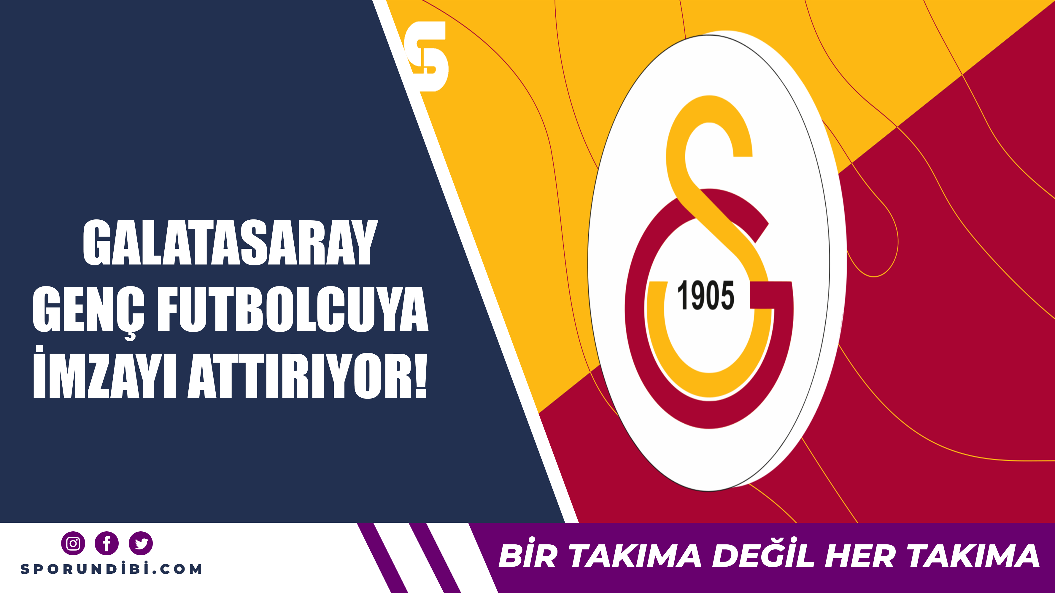 Galatasaray genç futbolcuya imzayı attırıyor!