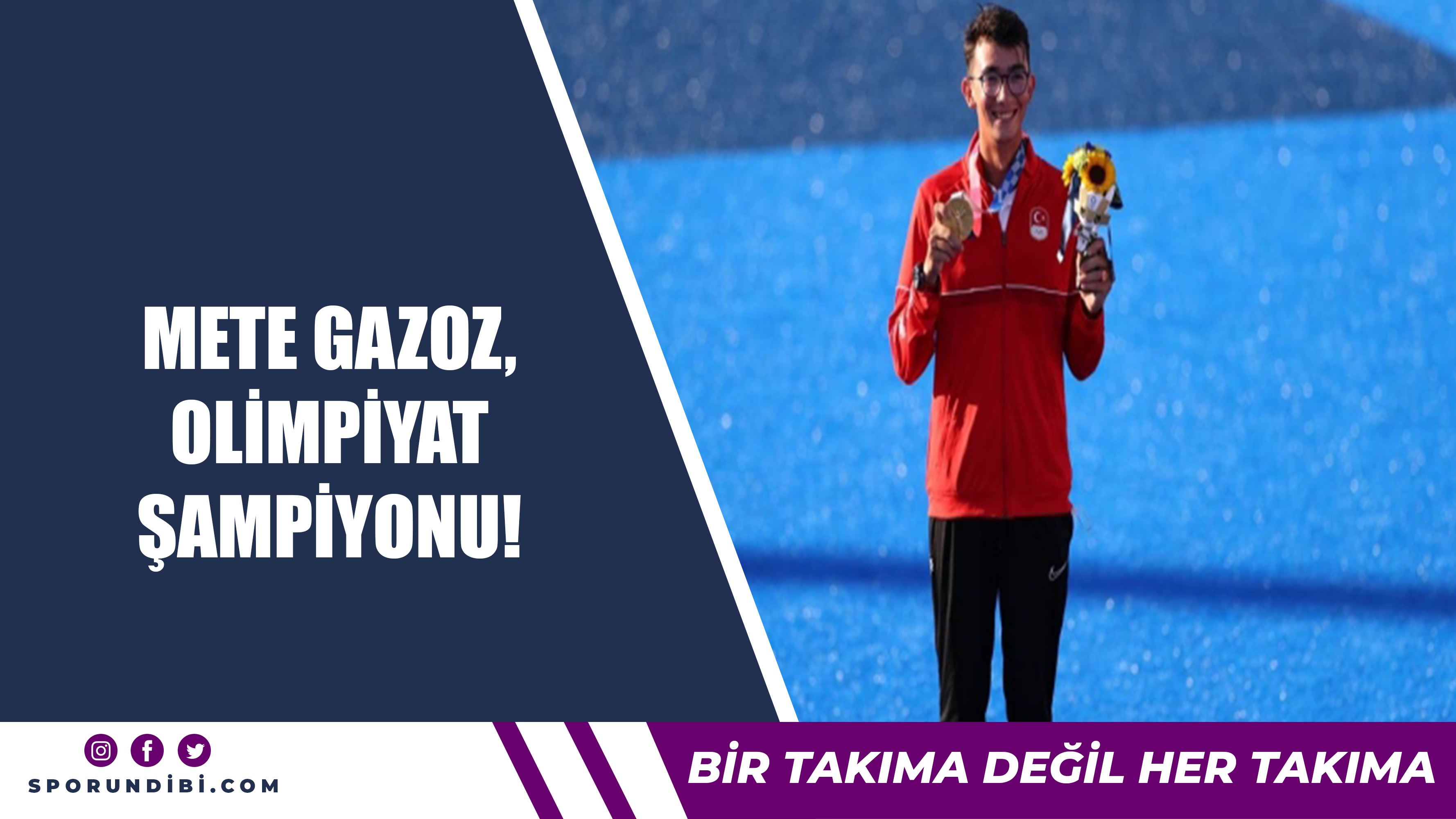 Mete Gazoz, Olimpiyat şampiyonu!