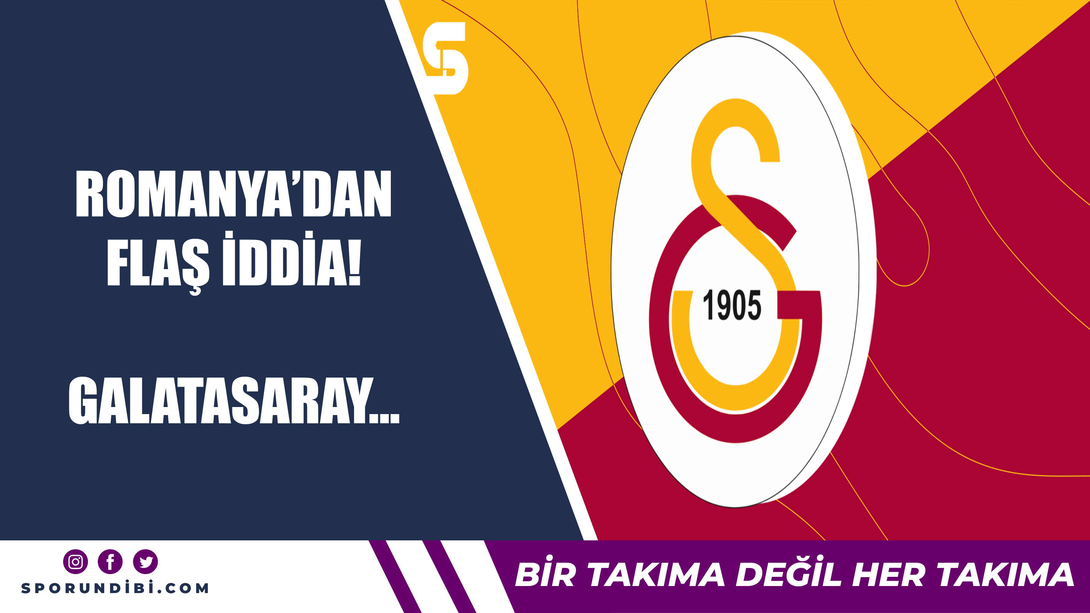 Romanya'dan flaş iddia! Galatasaray...