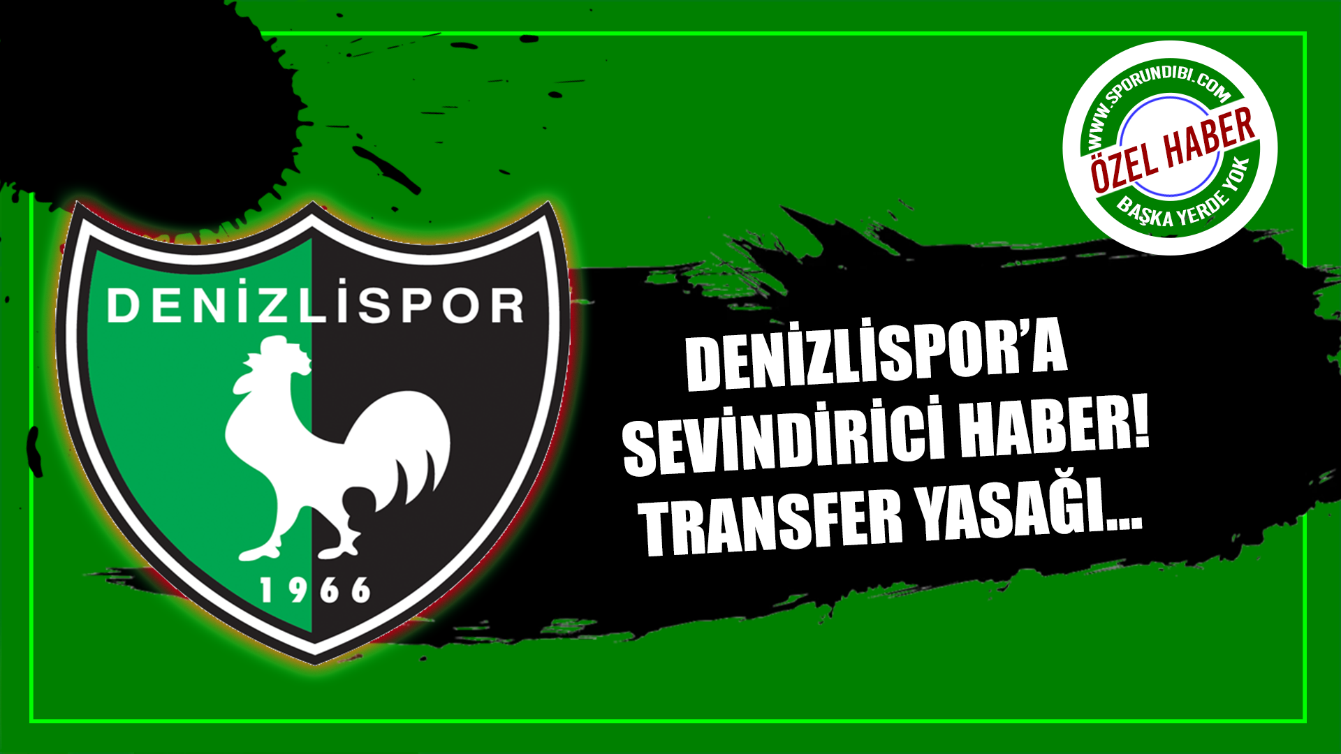 Denizlispor'a sevindirici haber! Transfer yasağı...